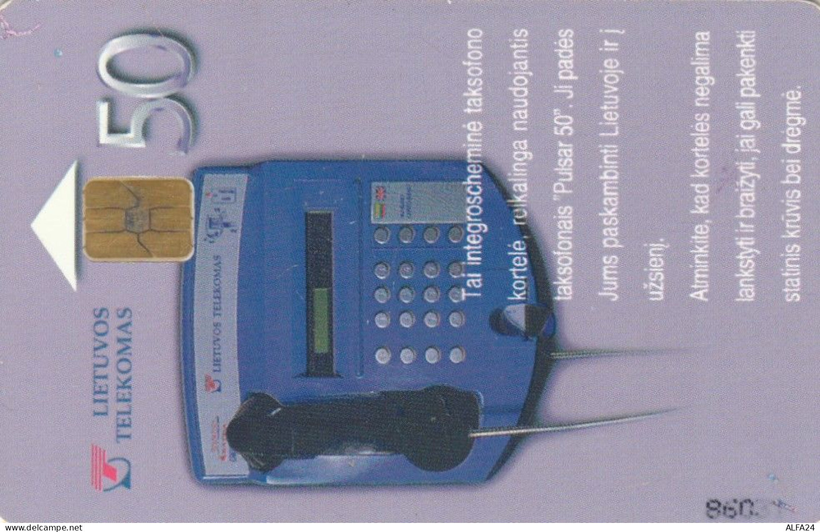 PHONE CARD LITUANIA  (E108.34.6 - Litauen