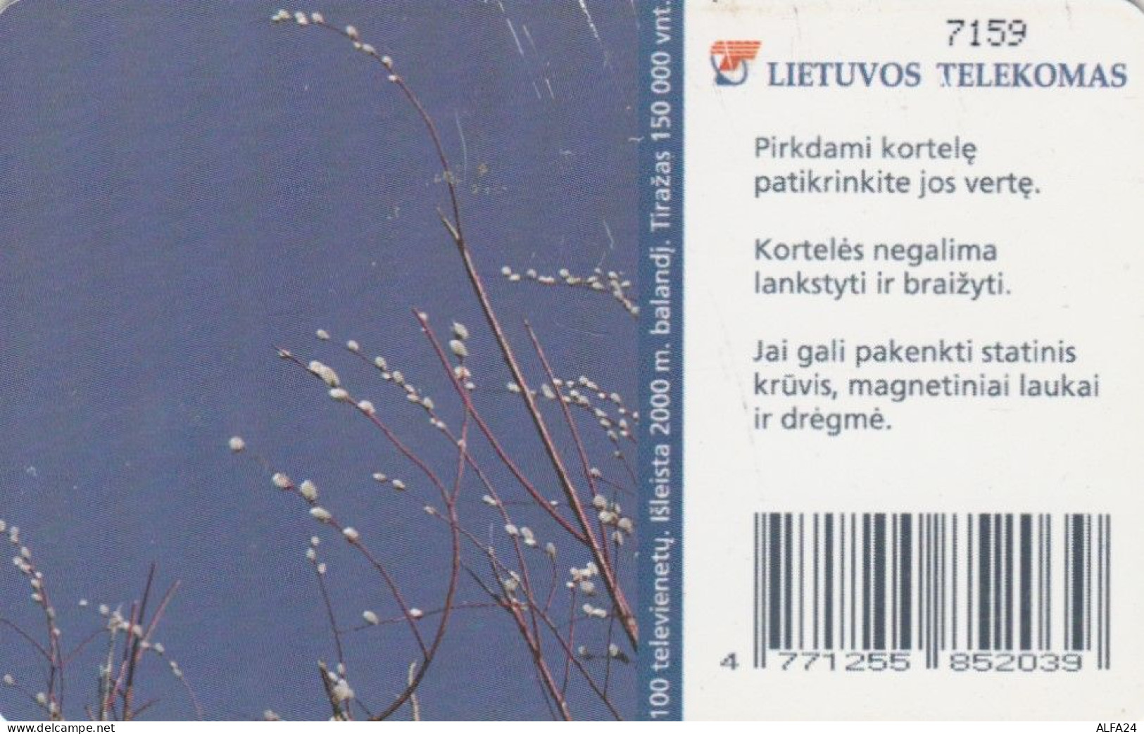 PHONE CARD LITUANIA  (E108.34.2 - Lithuania