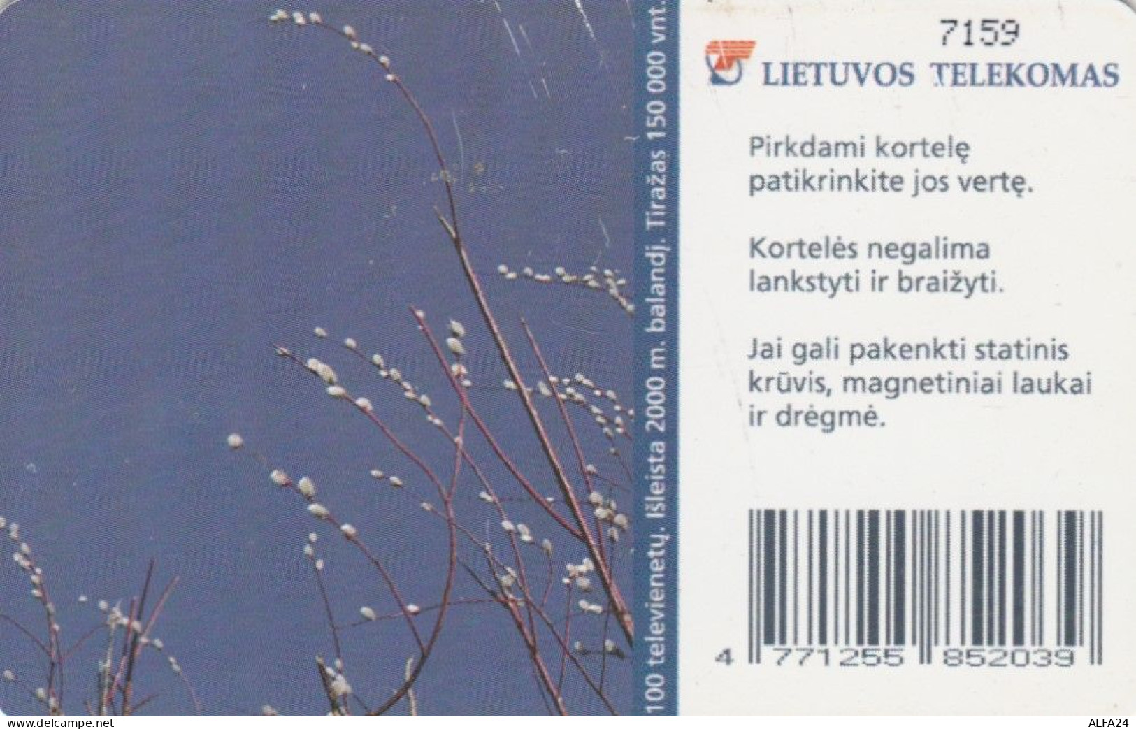 PHONE CARD LITUANIA  (E108.34.2 - Lituanie