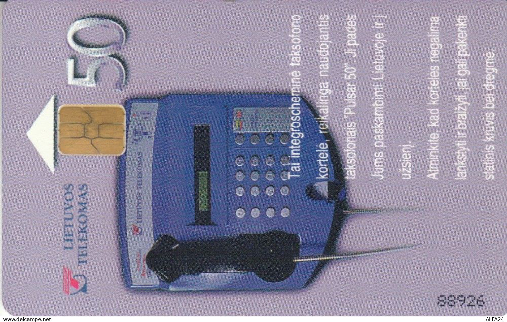 PHONE CARD LITUANIA  (E108.33.2 - Lituanie