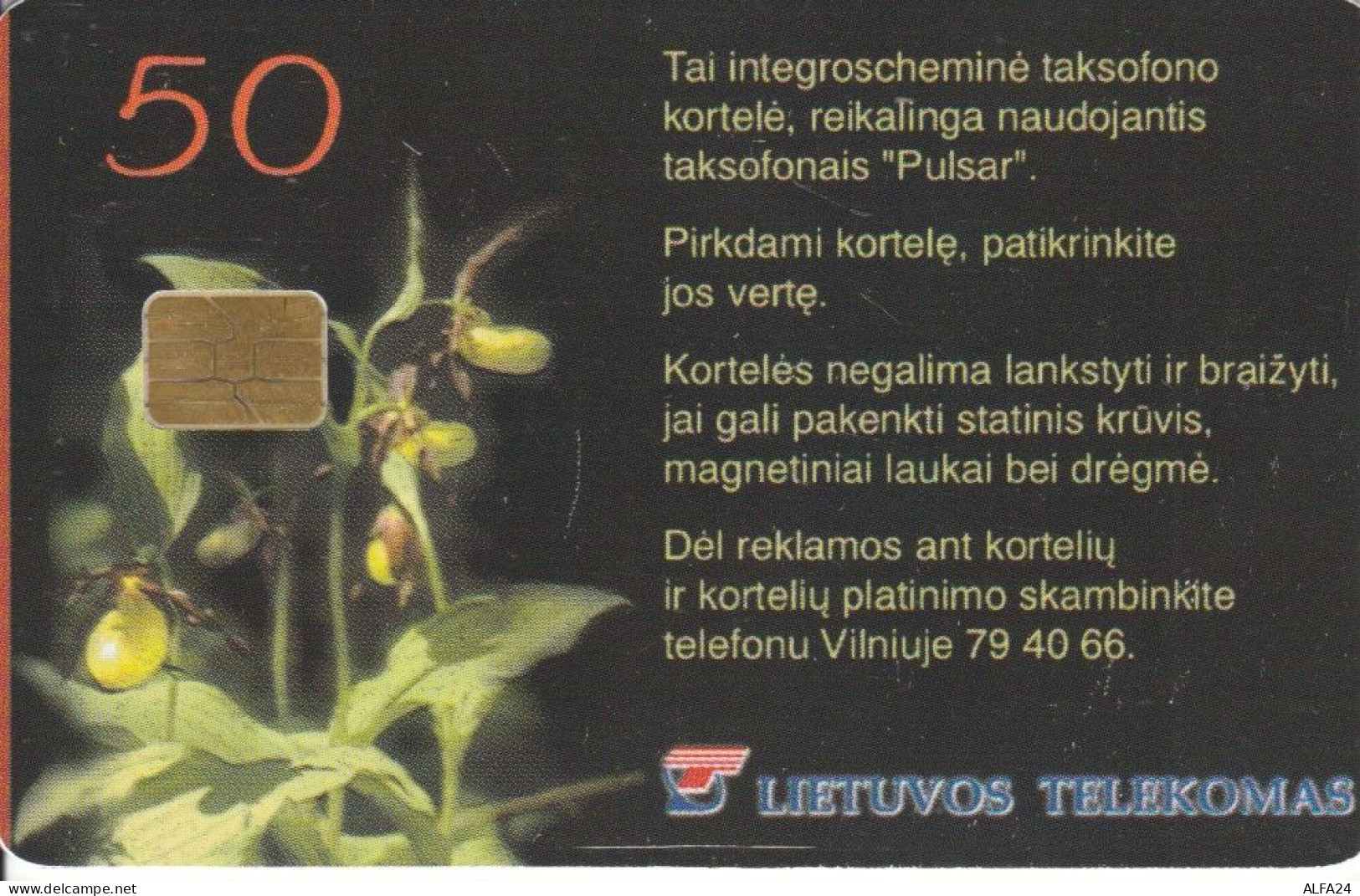 PHONE CARD LITUANIA  (E108.32.1 - Litauen