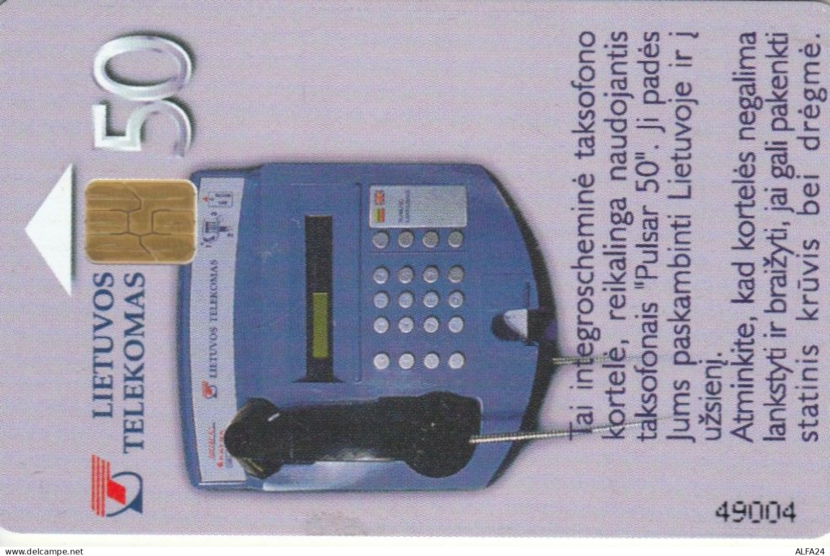 PHONE CARD LITUANIA  (E108.30.9 - Lituanie