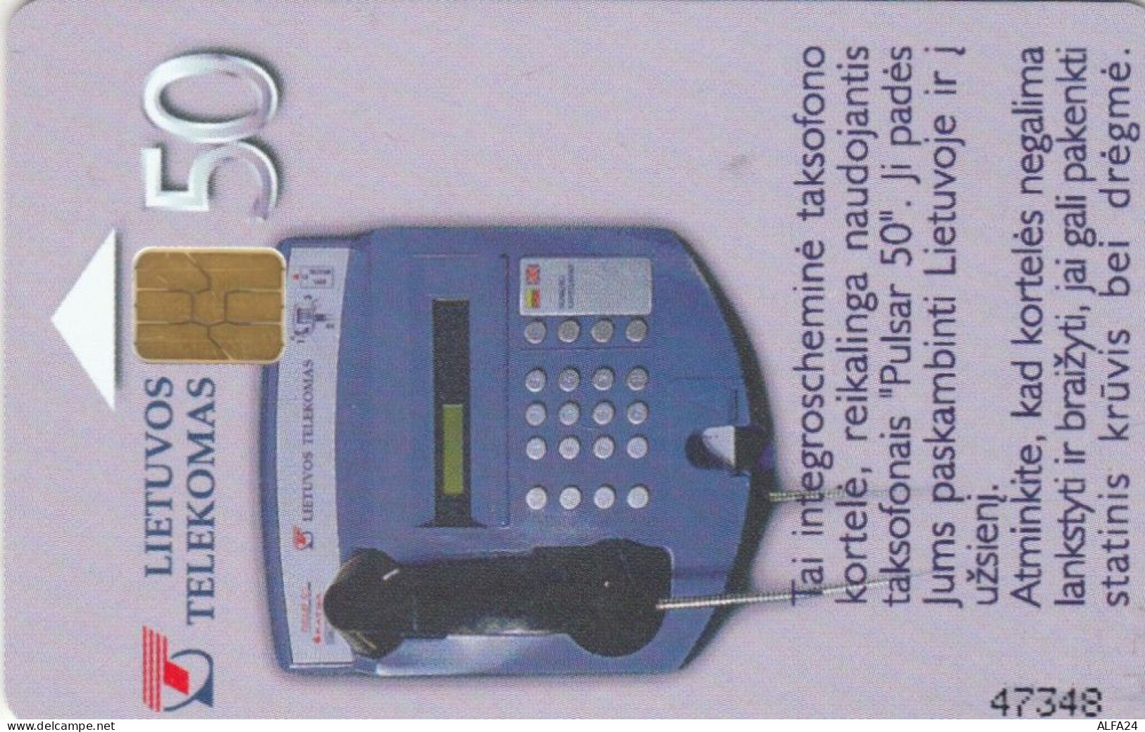 PHONE CARD LITUANIA  (E108.30.10 - Lituanie