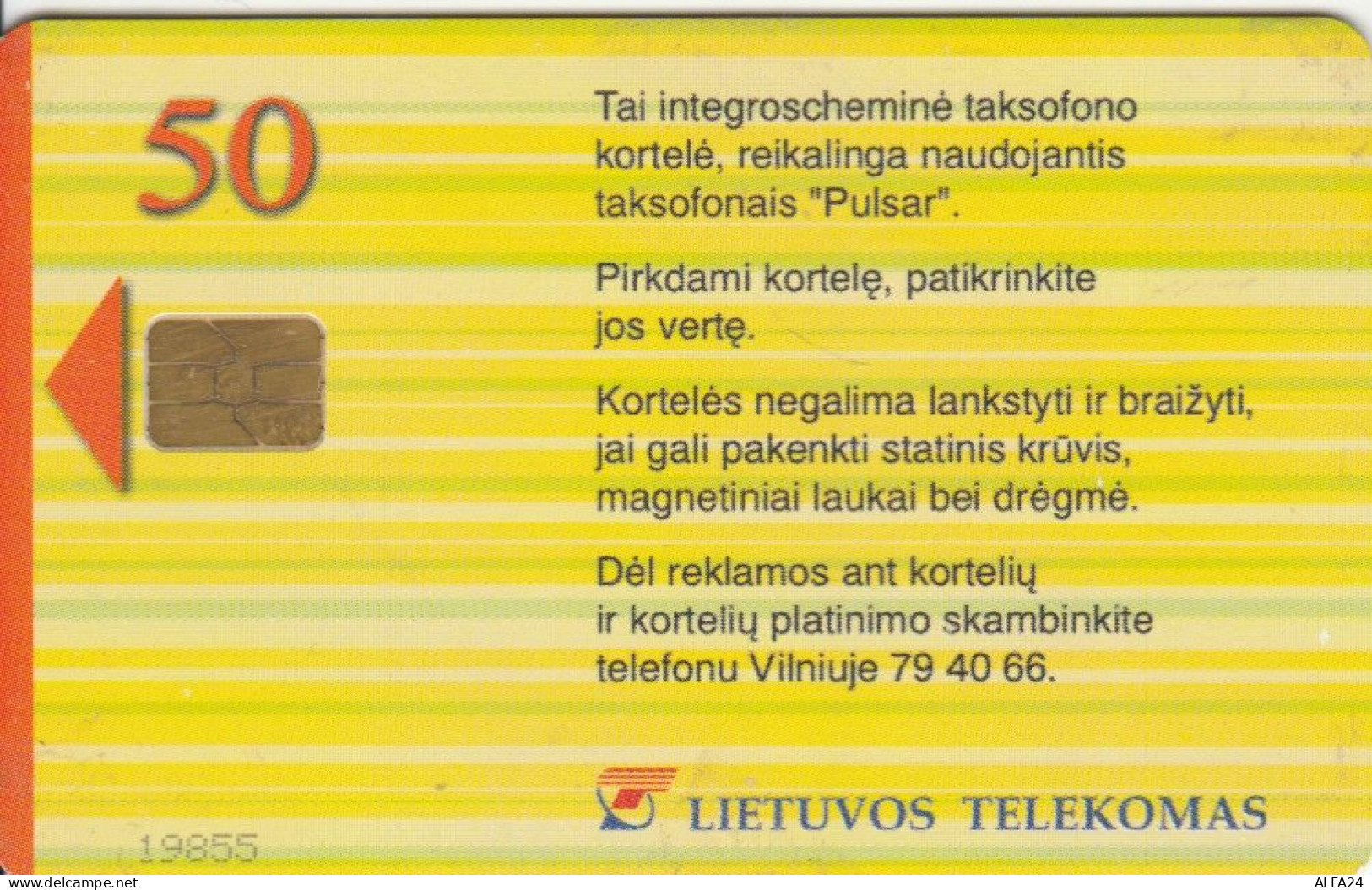 PHONE CARD LITUANIA  (E108.29.7 - Lithuania