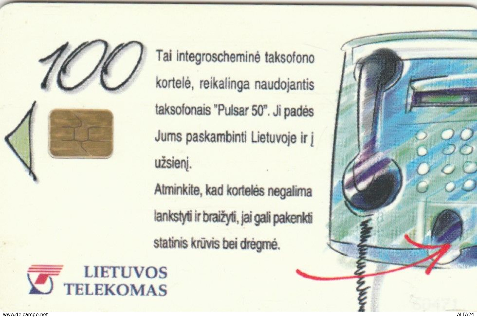 PHONE CARD LITUANIA  (E108.28.10 - Lituanie