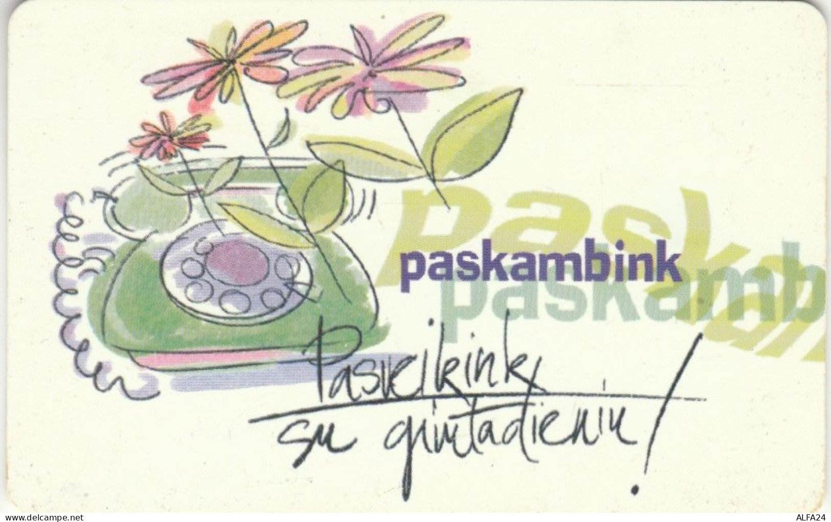 PHONE CARD LITUANIA  (E108.27.6 - Lituanie