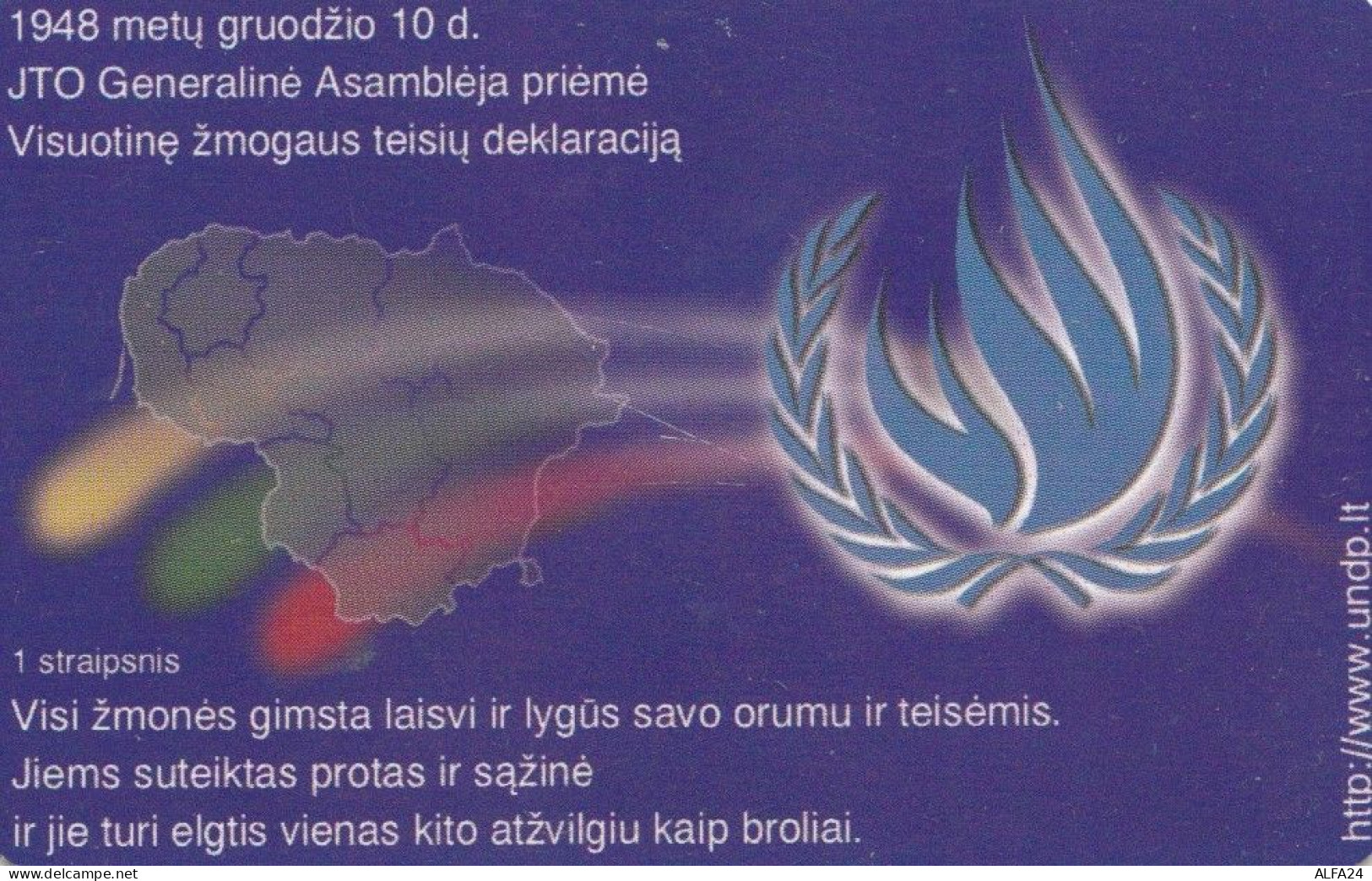 PHONE CARD LITUANIA  (E108.28.6 - Lituania