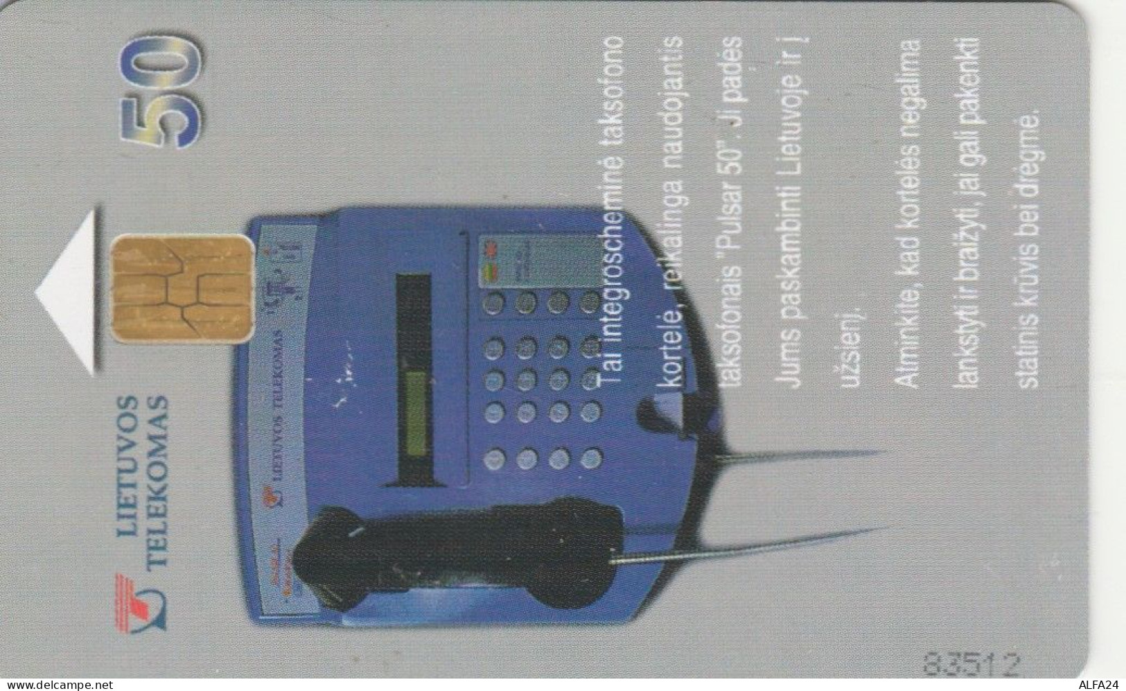 PHONE CARD LITUANIA  (E108.27.9 - Lituanie