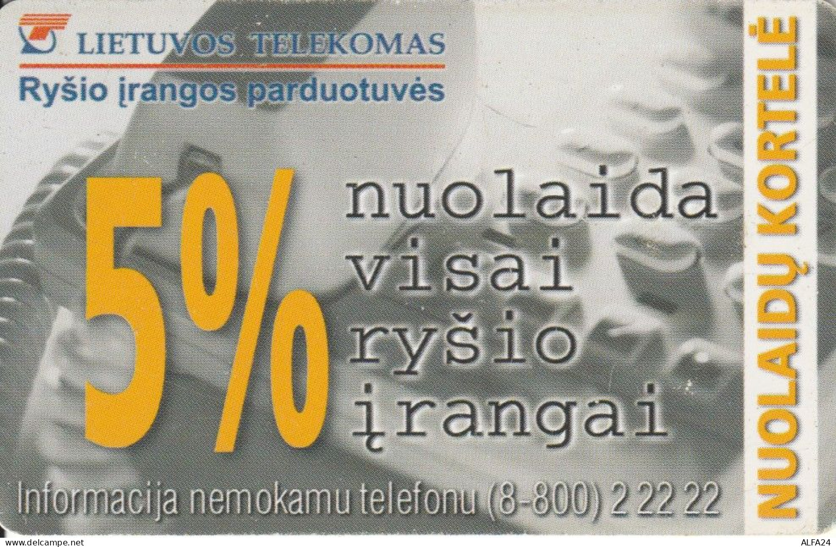PHONE CARD LITUANIA  (E108.26.5 - Lituanie