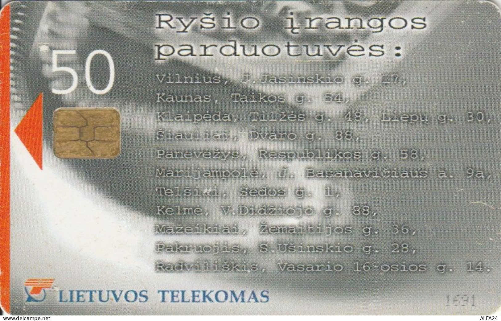 PHONE CARD LITUANIA  (E108.26.5 - Lituania