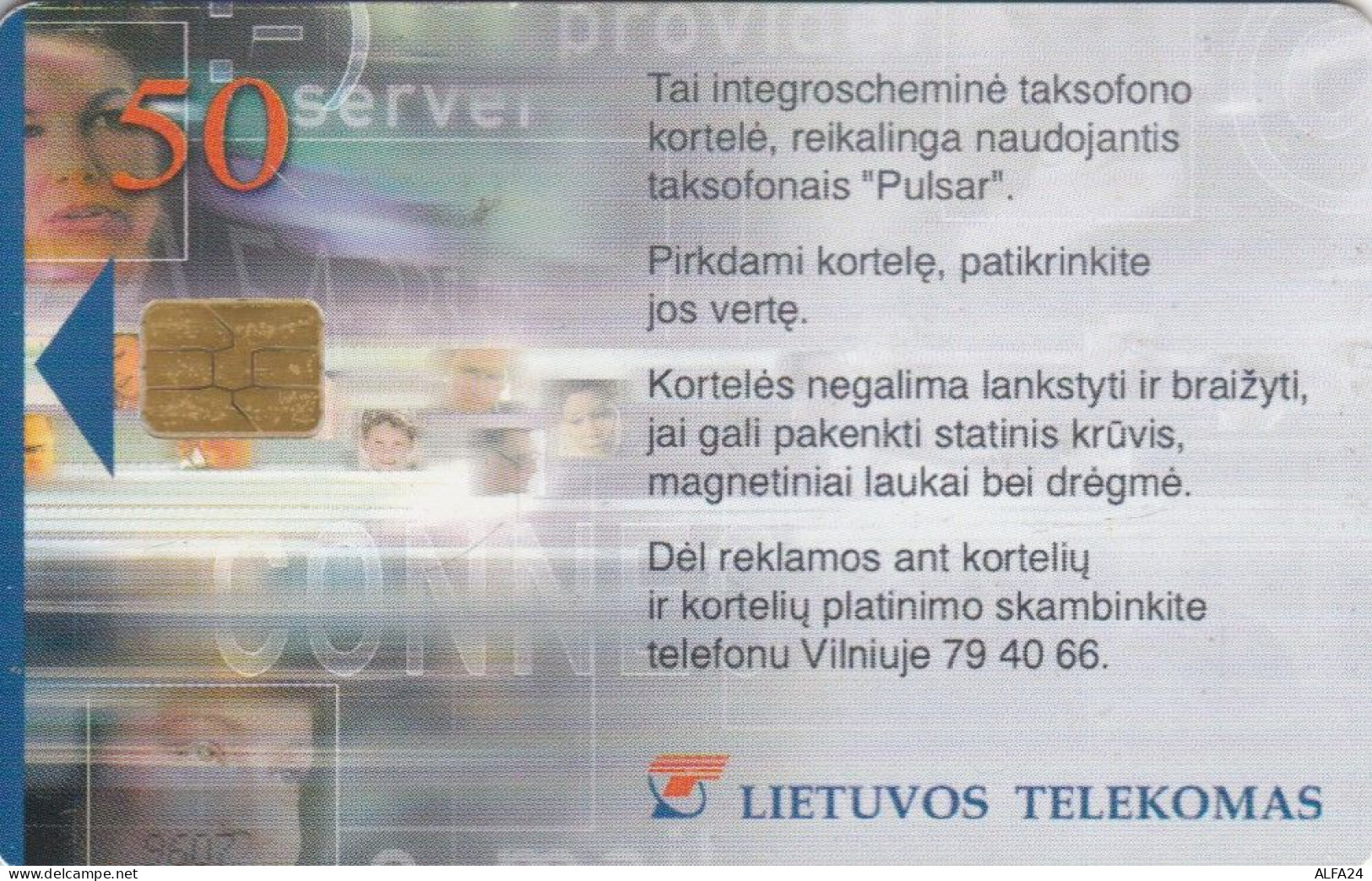 PHONE CARD LITUANIA  (E108.26.1 - Litouwen