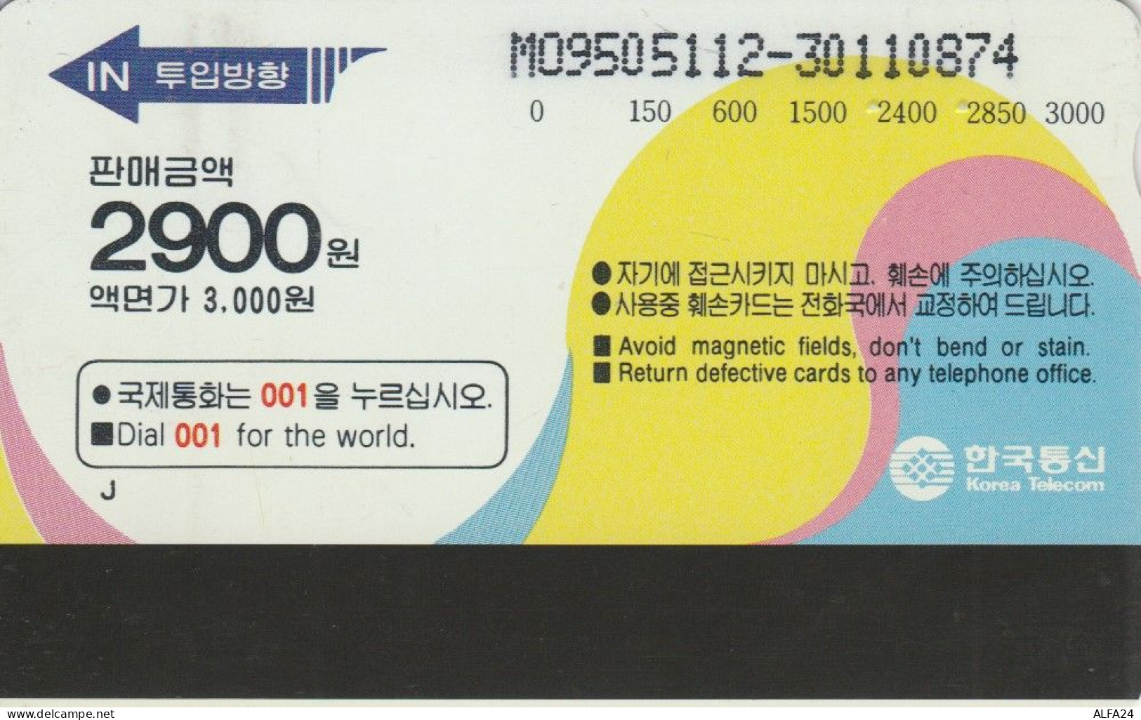 PHONE CARD COREA SUD  (E108.22.5 - Korea (Süd)