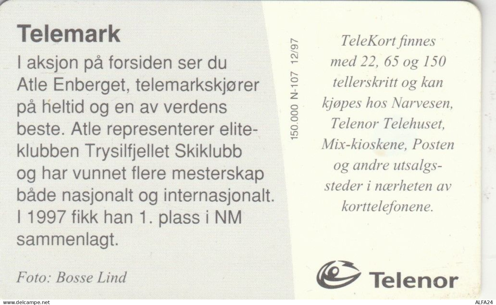 PHONE CARD NORVEGIA  (E108.21.1 - Noorwegen