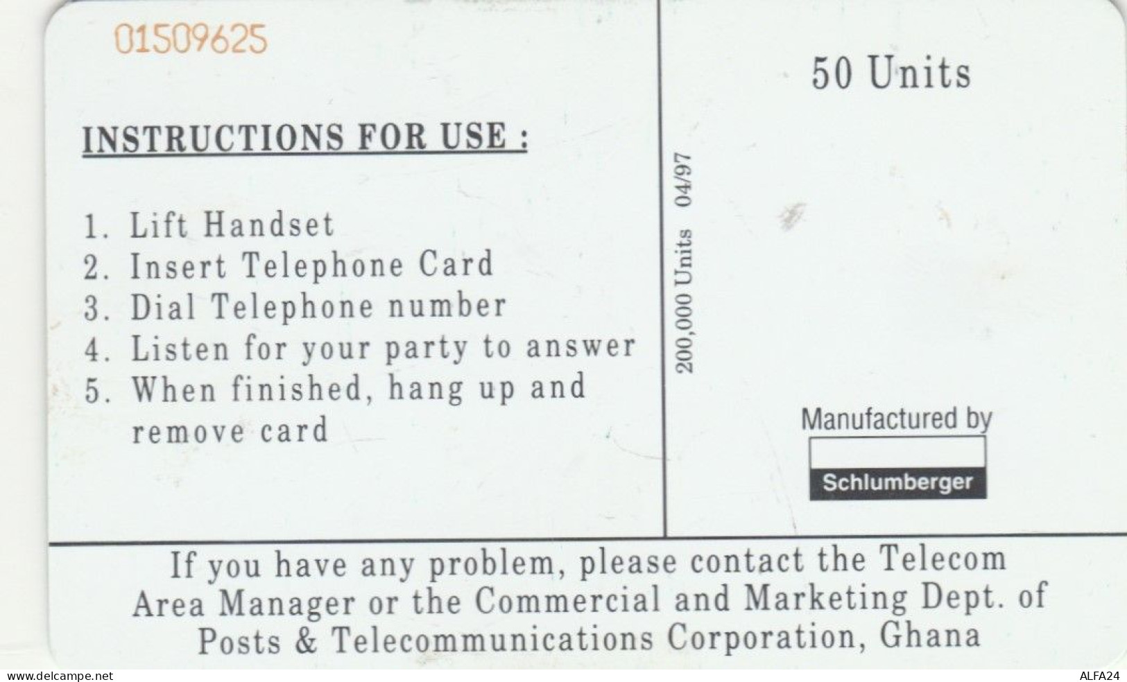 PHONE CARD GHANA  (E108.19.8 - Ghana