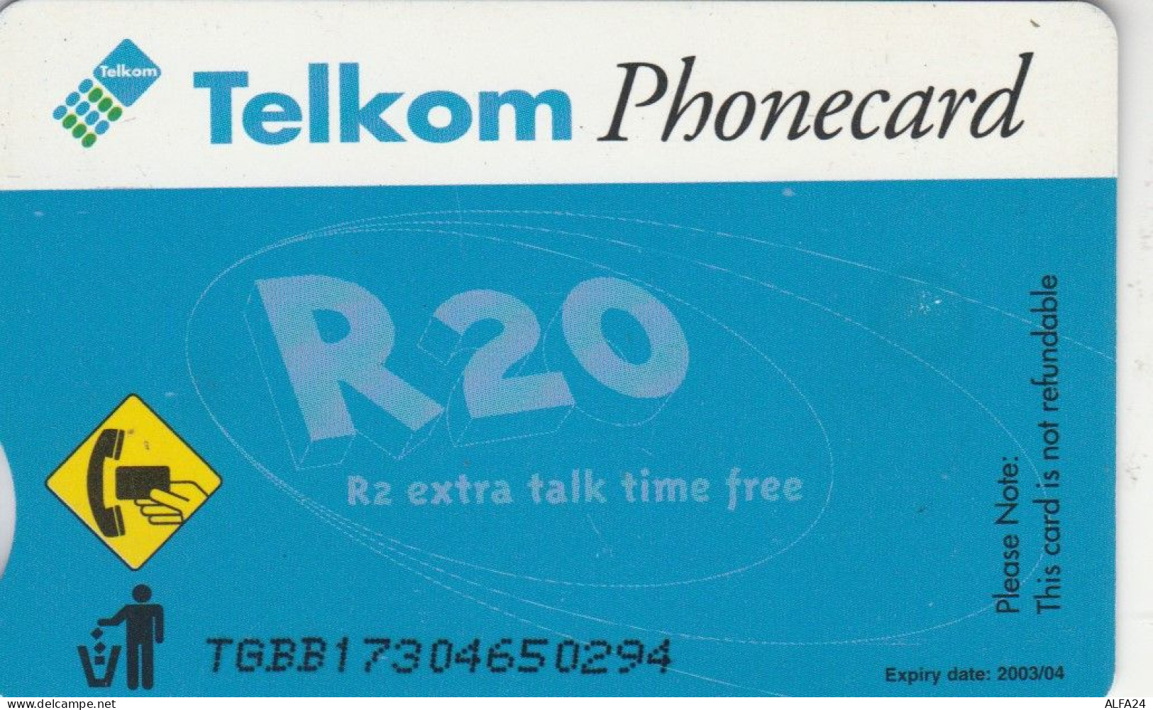 PHONE CARD SUDAFRICA  (E108.17.1 - Afrique Du Sud