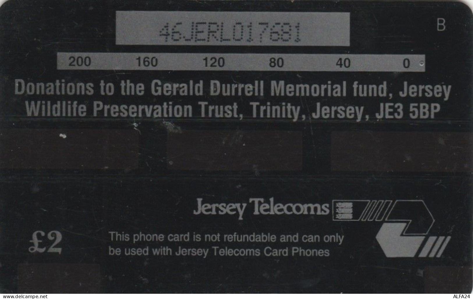 PHONE CARD JERSEY  (E108.5.4 - Jersey E Guernsey