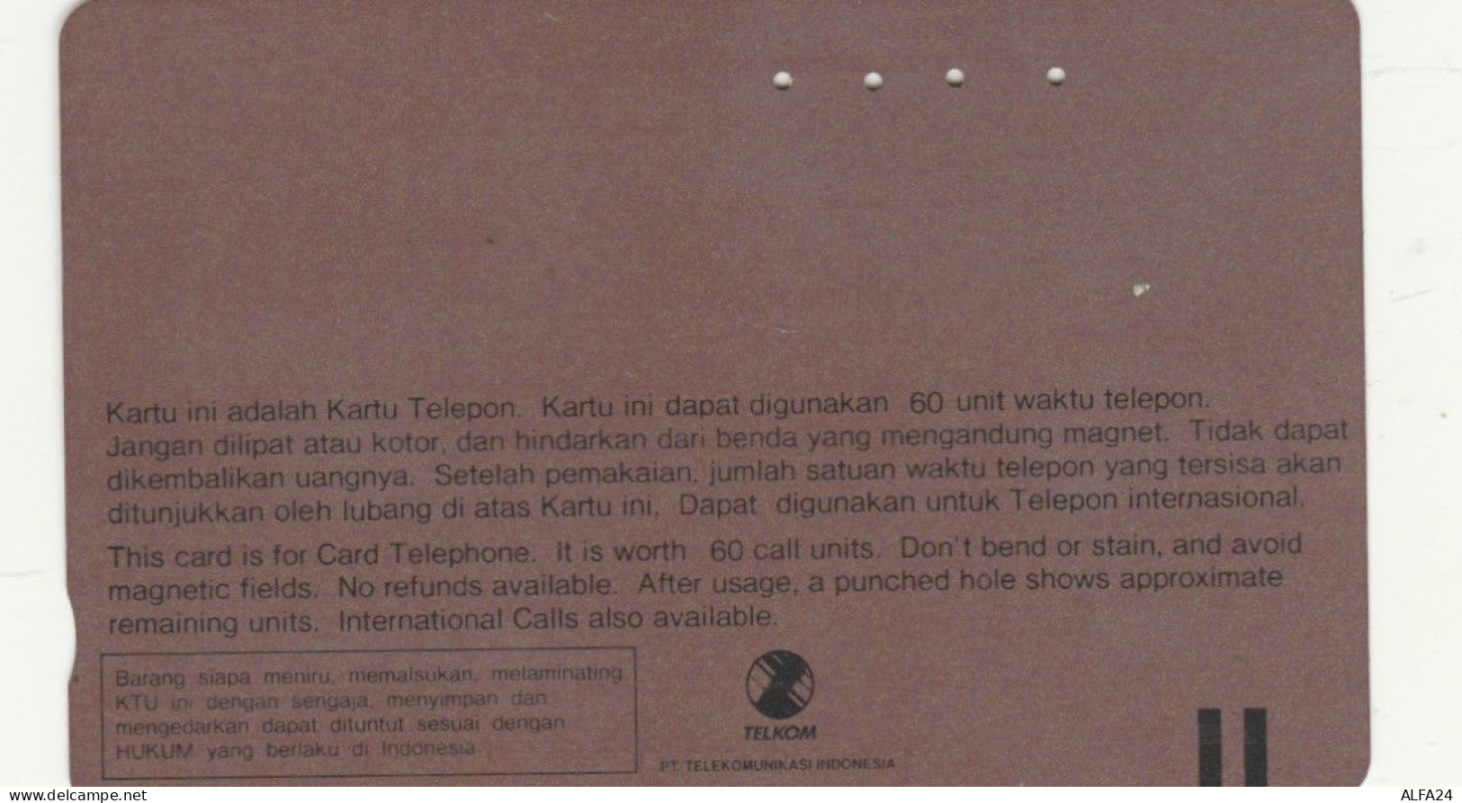 PHONE CARD INDONESIA  (E108.53.4 - Indonesien