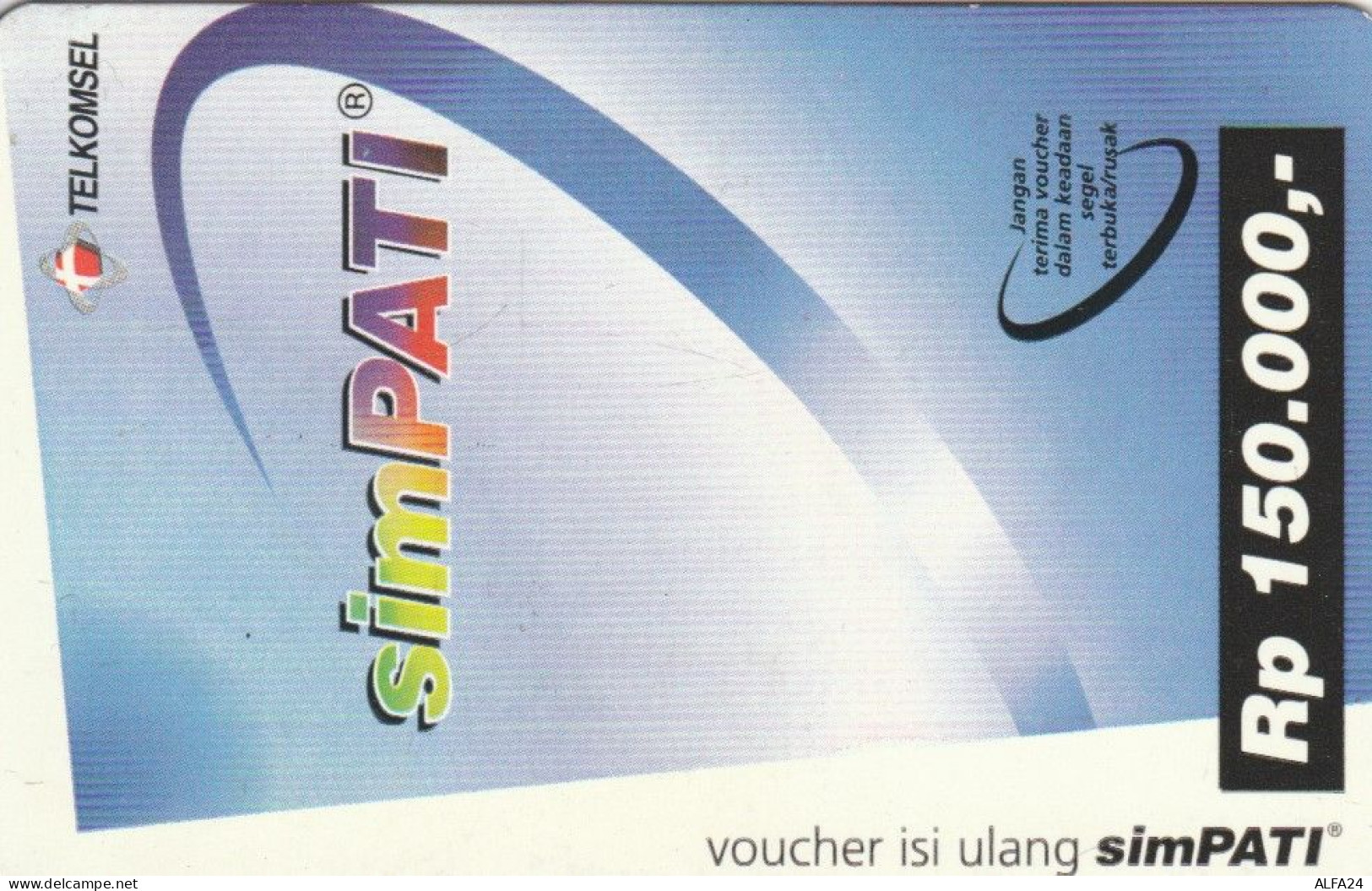 PREPAID PHONE CARD INDONESIA  (E108.53.9 - Indonesia