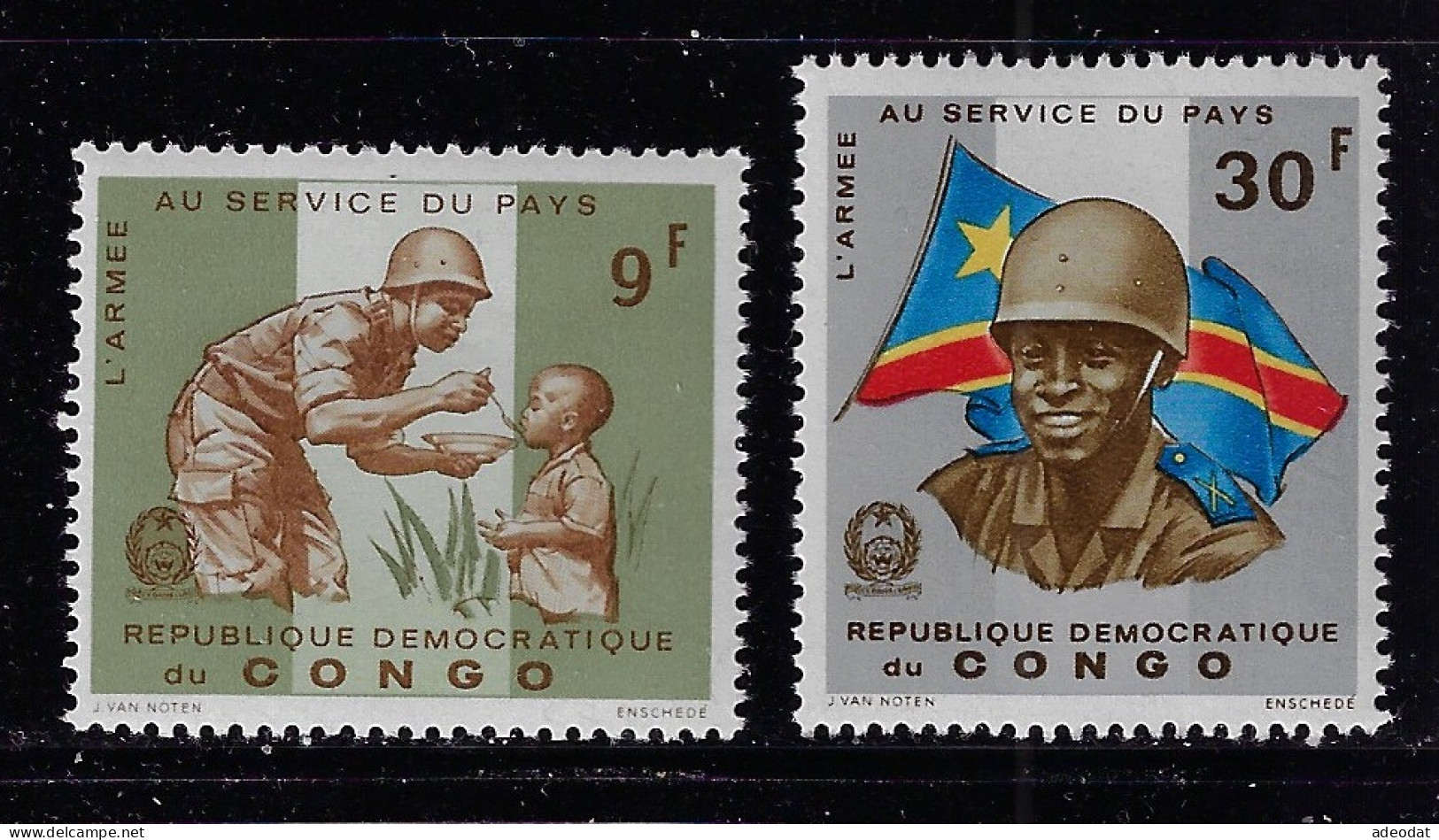 CONGO DEMOCRATIC REP. 1965  SCOTT #555,558 MNH - Nuevas/fijasellos