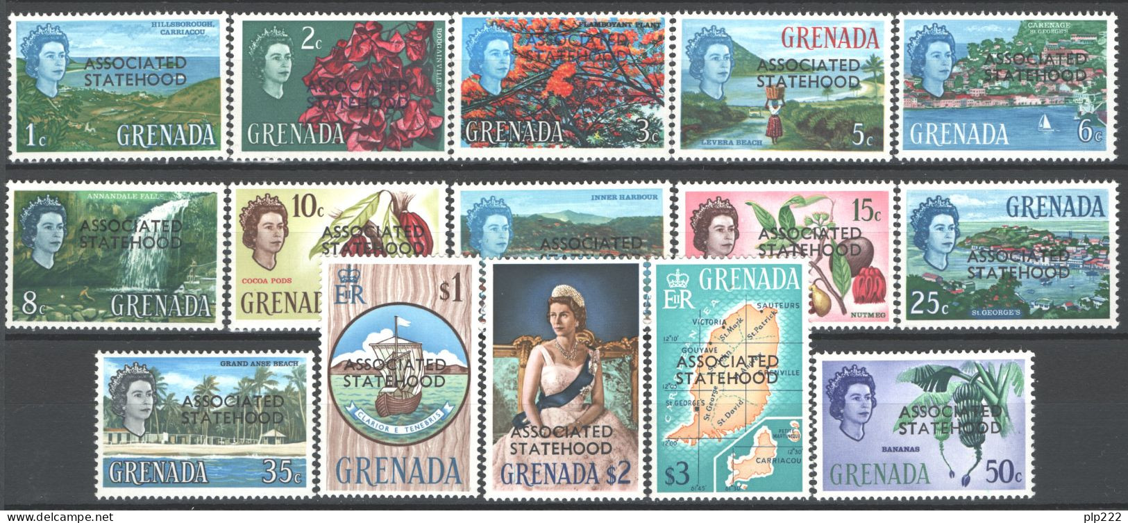 Grenada 1967 Y.T.231/45 **/MNH VF - Grenada (...-1974)
