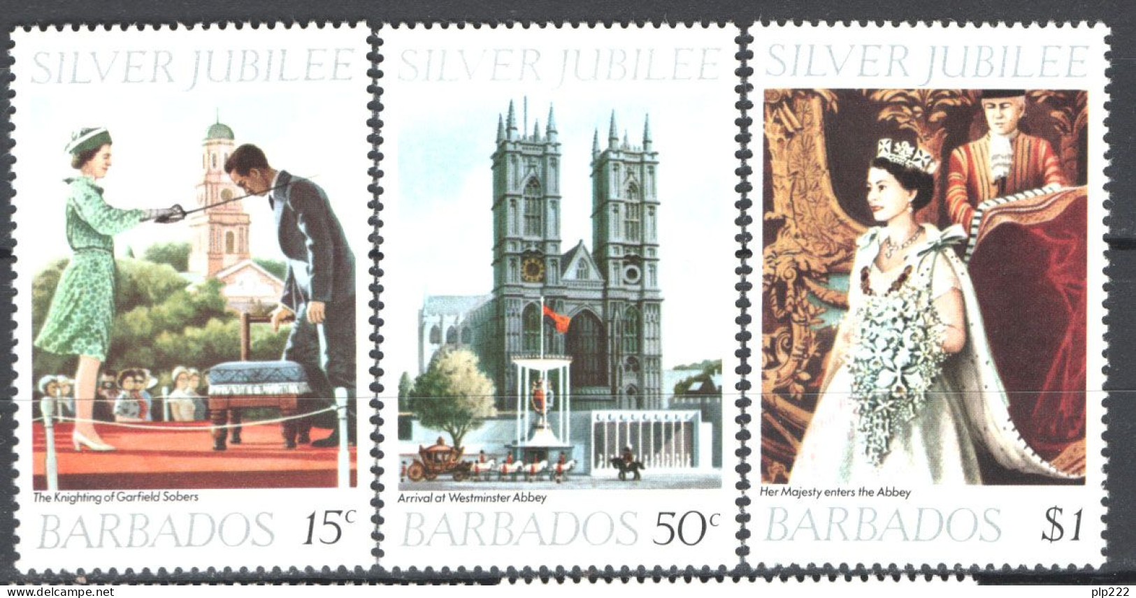 Barbados 1977 Y.T.425/27 **/MNH VF - Barbados (1966-...)