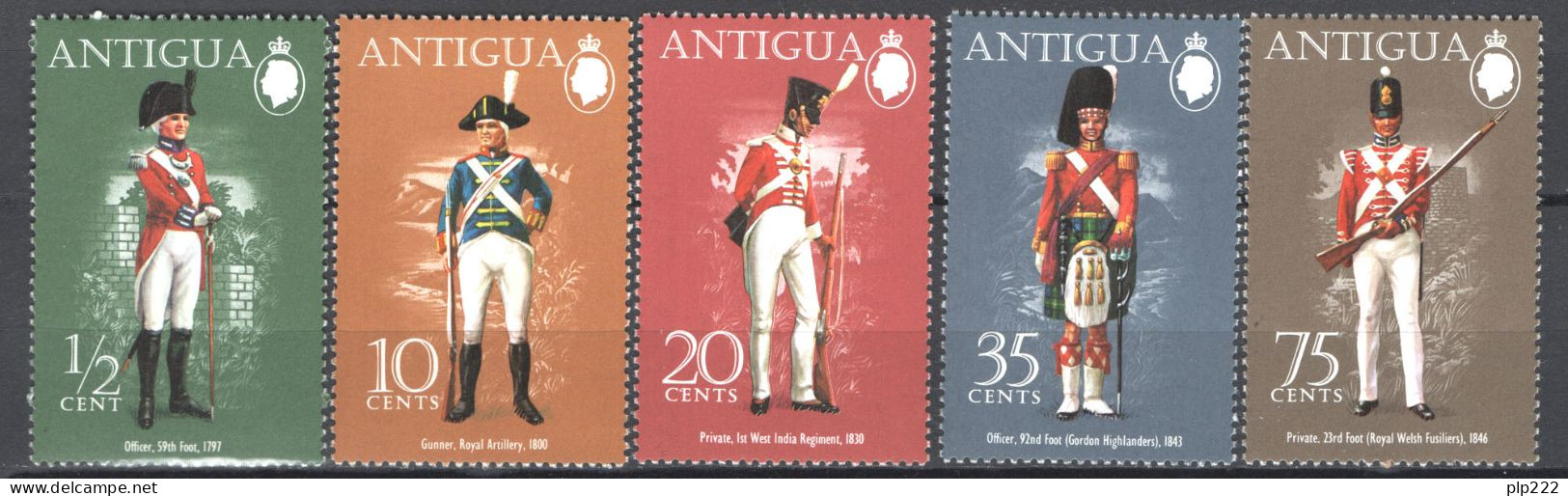 Antigua 1974 Y.T.320/24 **/MNH VF - 1960-1981 Autonomía Interna