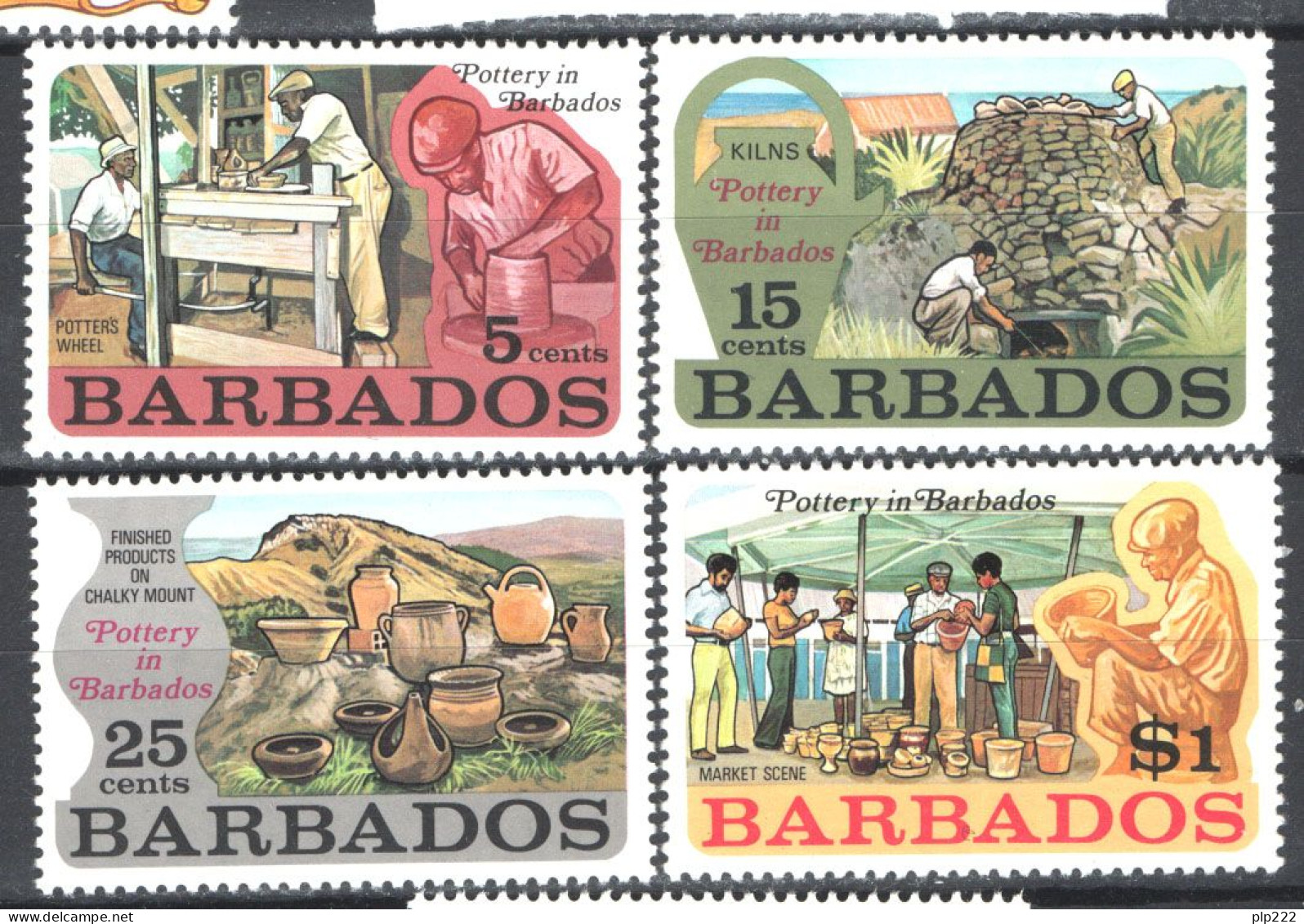 Barbados 1973 Y.T.357/60 **/MNH VF - Barbados (1966-...)