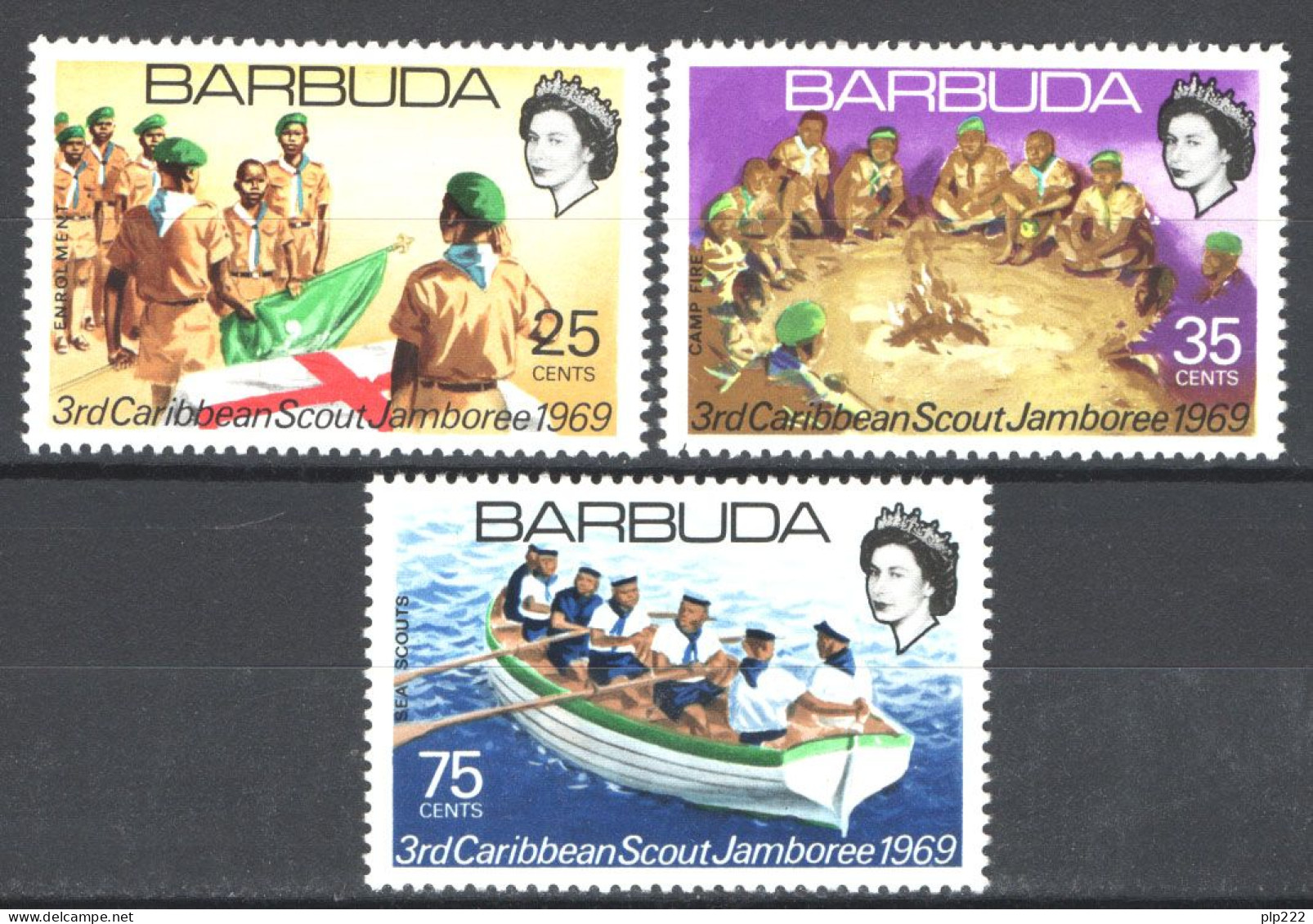 Barbuda 1969 Y.T.32/34 **/MNH VF - Barbuda (...-1981)