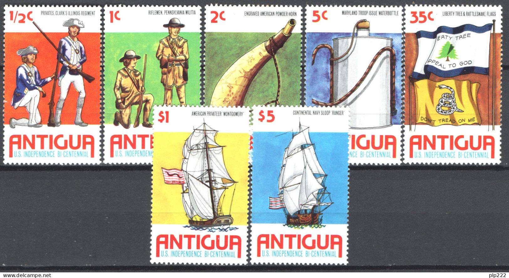 Antigua 1976 Y.T.415/21 **/MNH VF - 1960-1981 Autonomía Interna