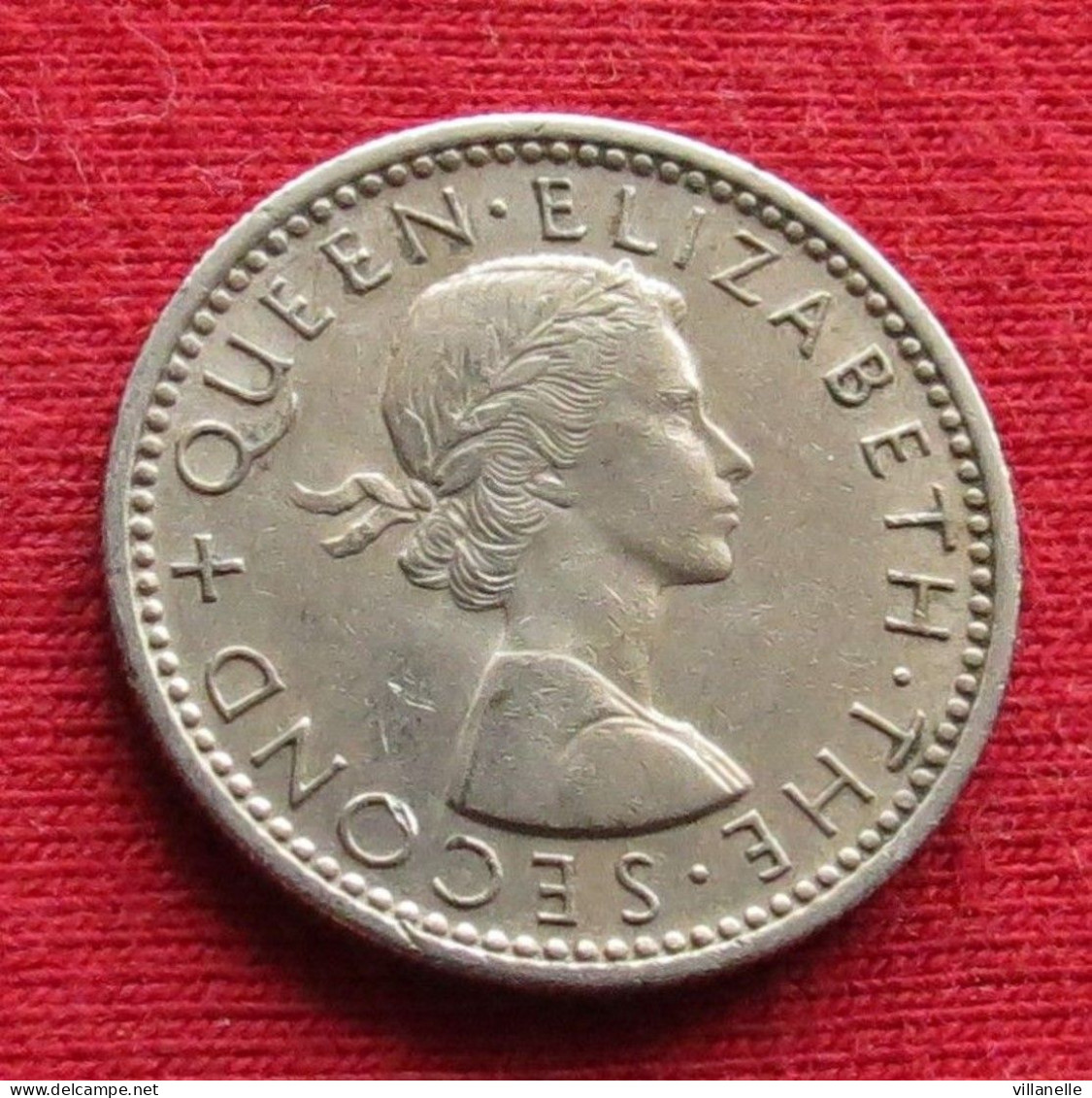 New Zealand 6 Pence 1956 KM# 26.2 *V2T Sixpence  Nova Zelandia Nuova Zelanda Nouvelle Zelande Six - Neuseeland