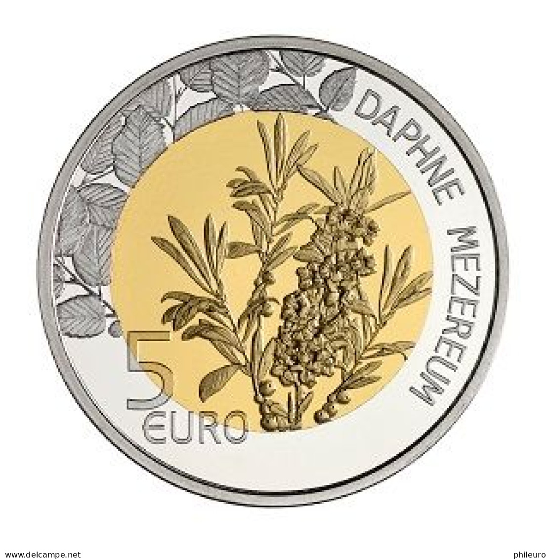 Luxembourg 2022 : 5€ En Argent Et Or Nordique "Bois Joli"  - Disponible En France - Luxemburg