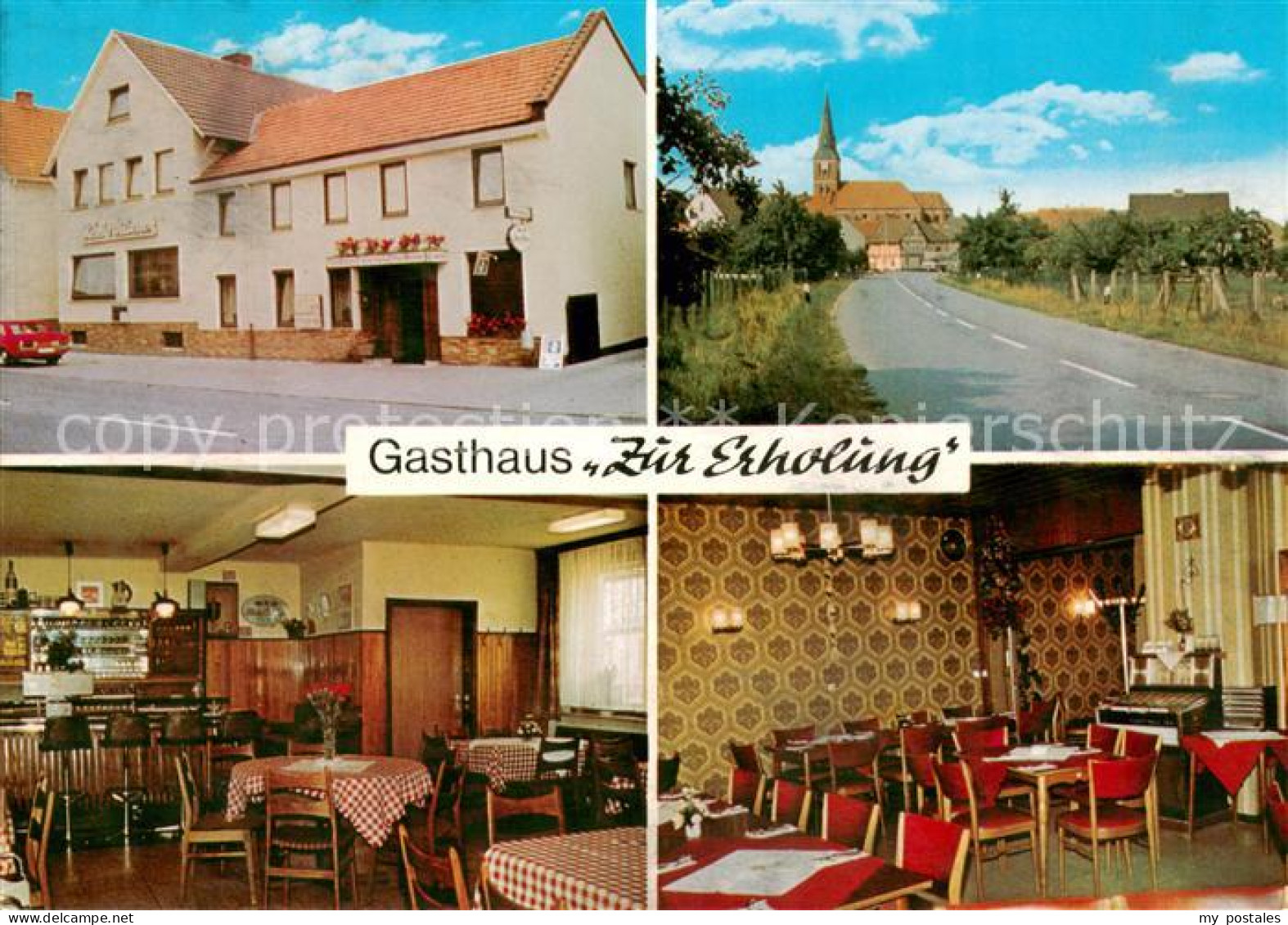 73866710 Duderstadt Gasthaus Zur Erholung Gastraeume Bar Kirche Duderstadt - Duderstadt