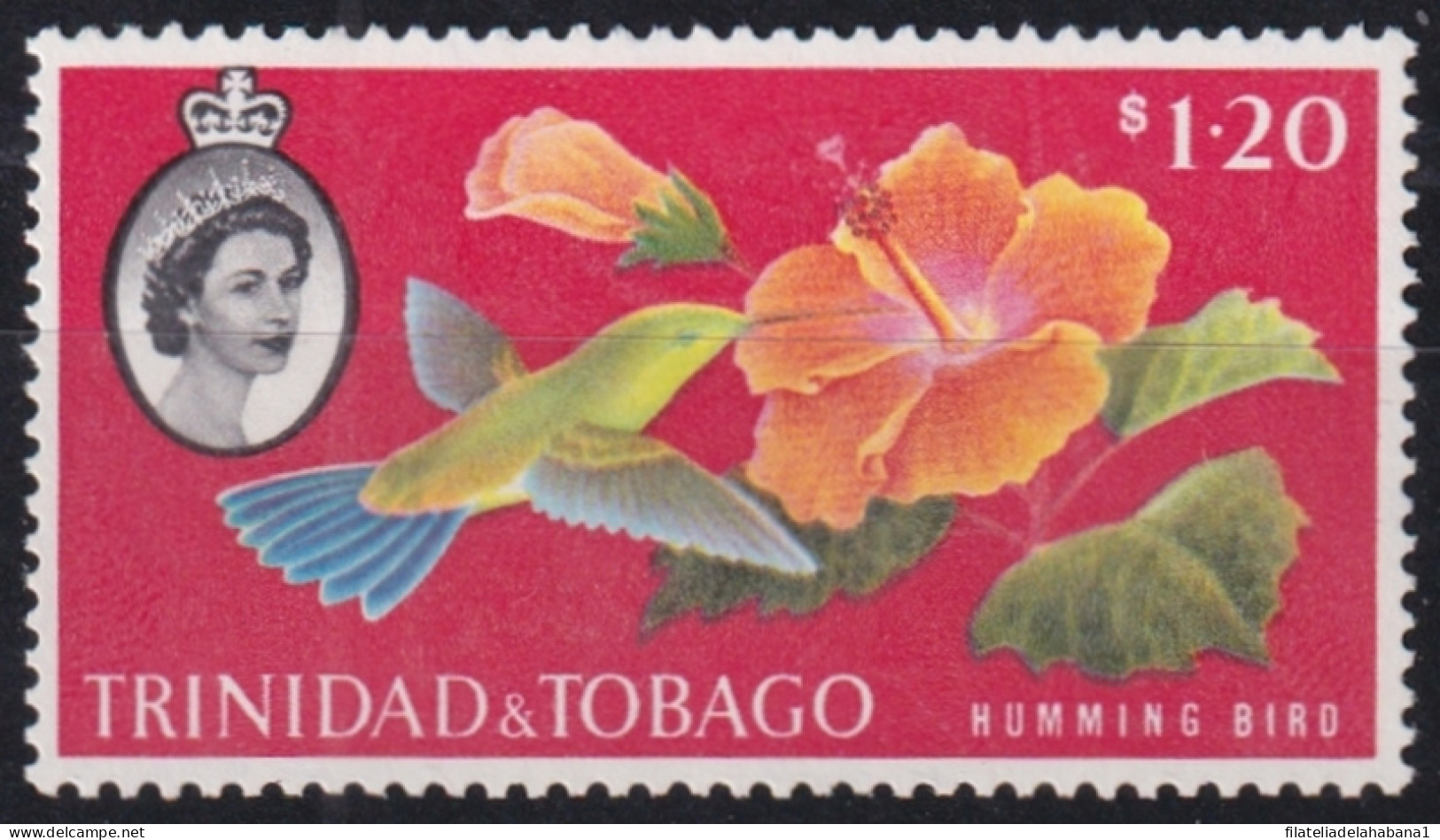 F-EX45865 TRINIDAD & TOBAGO MNH 1960 1.20$ HUMMING BIRD BIRD AVES PAJAROS.  - Konvolute & Serien