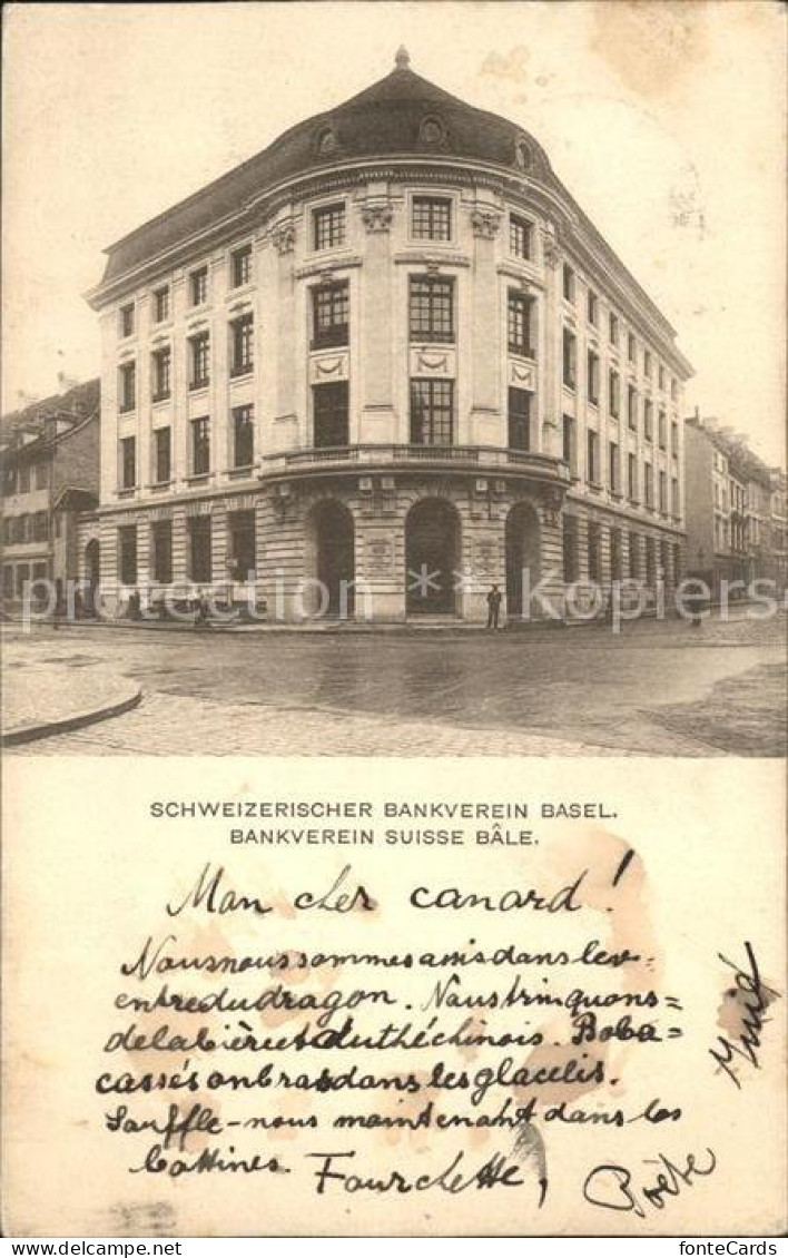 11943433 Basel BS Schweizerischer Bankverein  Basel BS - Autres & Non Classés