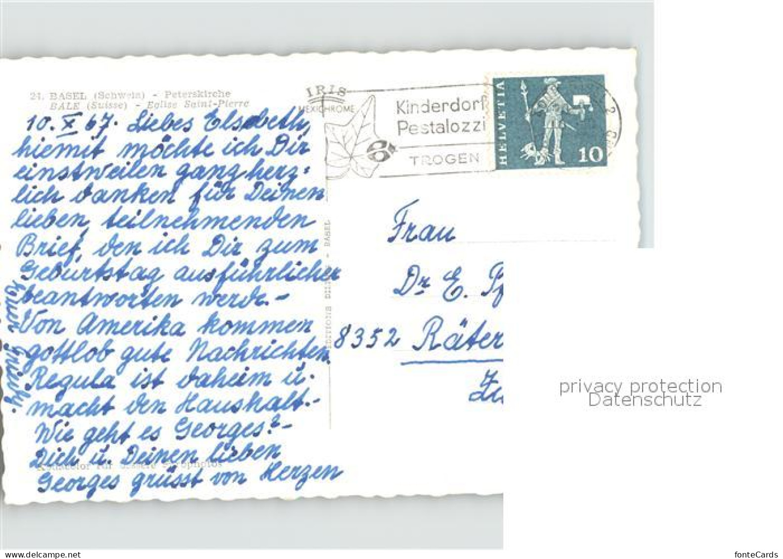 11918793 Basel BS Peterskirche Basel BS - Otros & Sin Clasificación