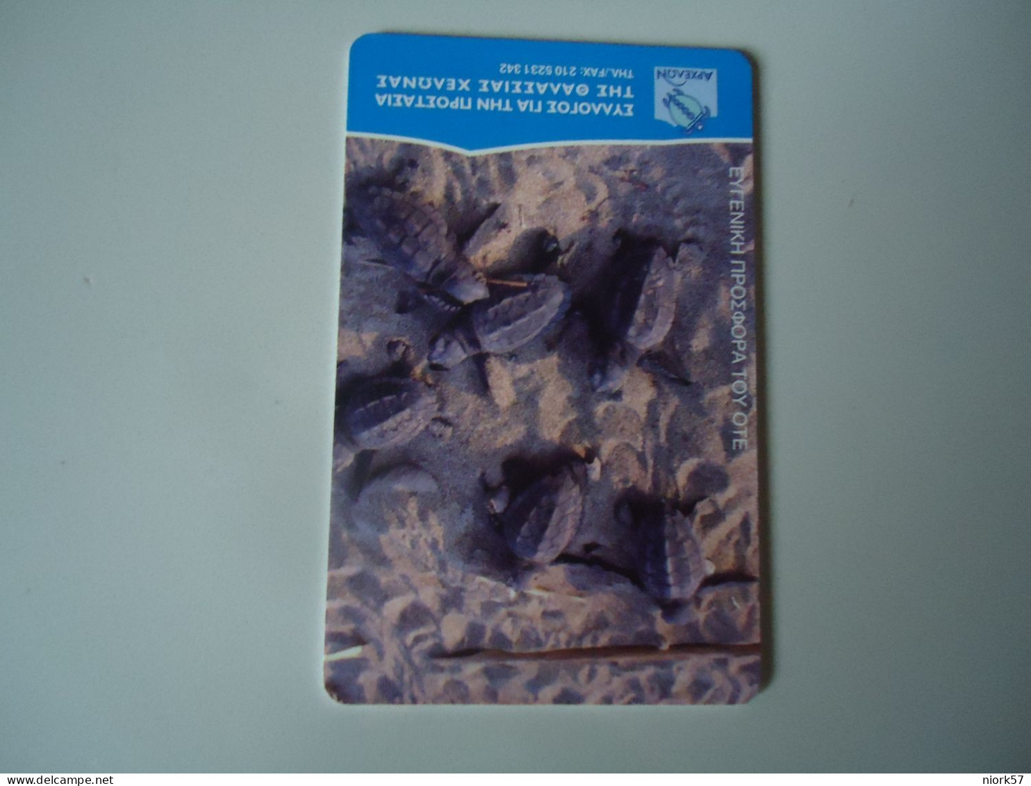 GREECE  USED CARDS  TURTLES - Turtles