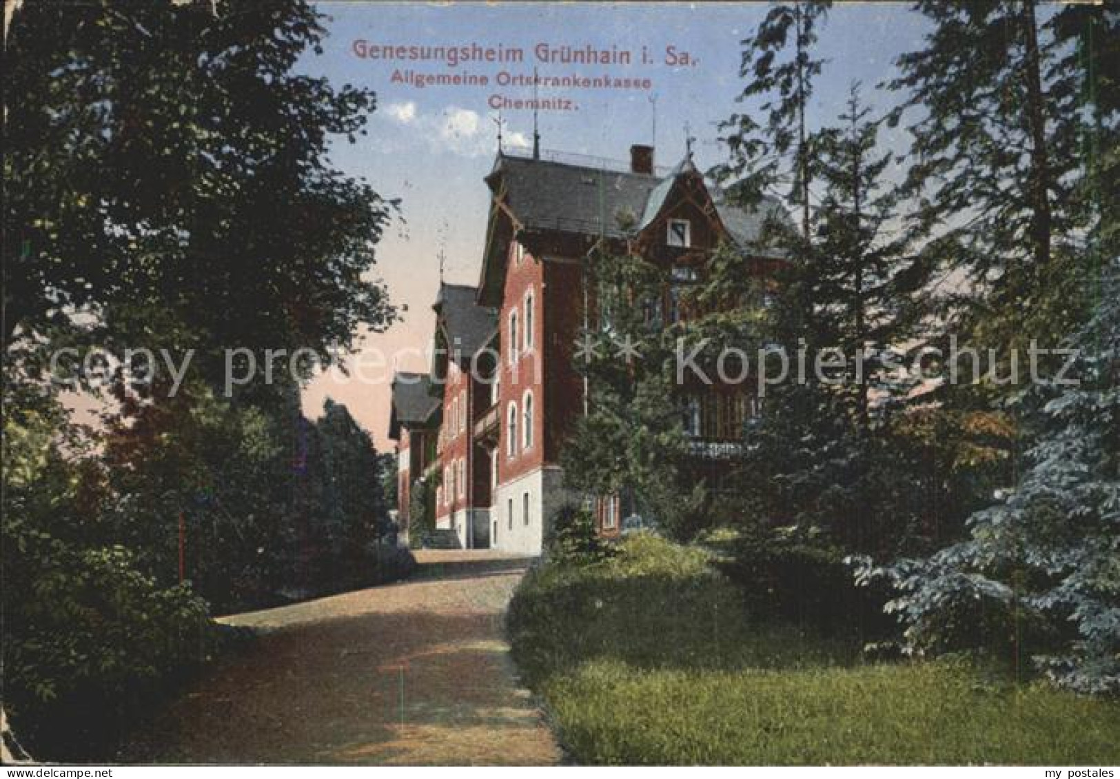 42213189 Gruenhain-Beierfeld Genesungsheim  Gruenhain-Beierfeld - Grünhain