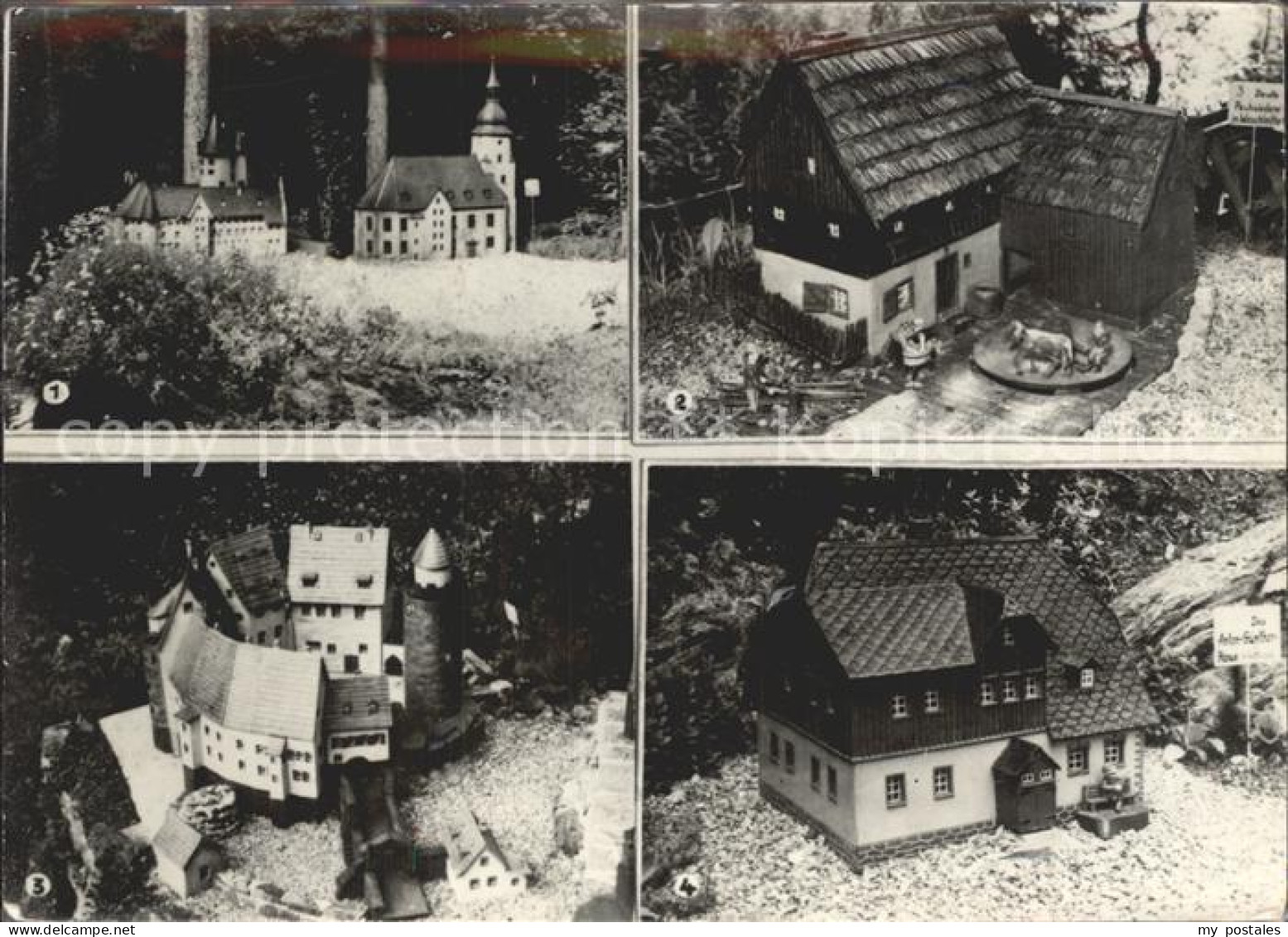 42212959 Waschleithe Heimatecke Miniaturen Schloss Kirche Schwarzenberg Pechsied - Grünhain