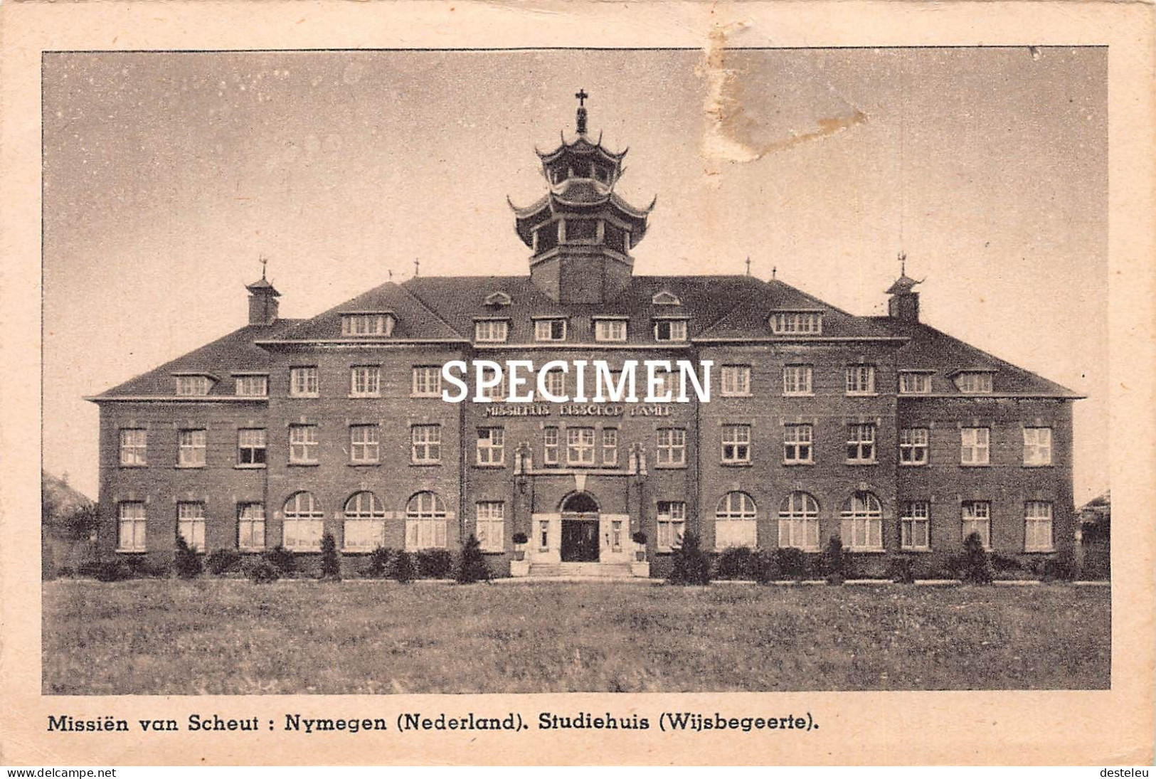 Missiën Van Scheut -  Nijmegen Studiehuis Wijsbegeerte - Nijmegen