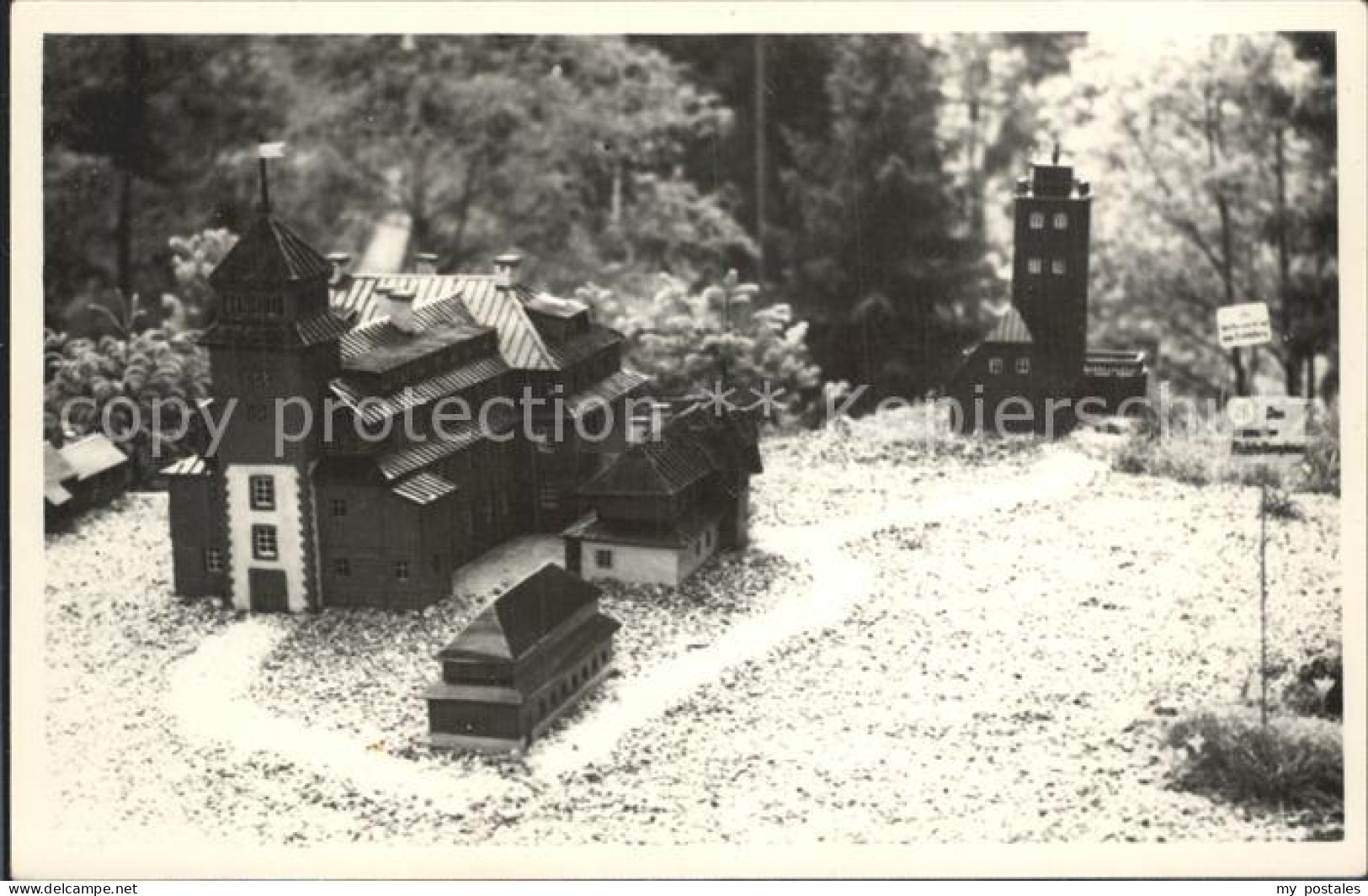 42212838 Waschleithe Heimatecke Miniatur Fichtelhaus Mit Wetterwart Waschleithe - Gruenhain