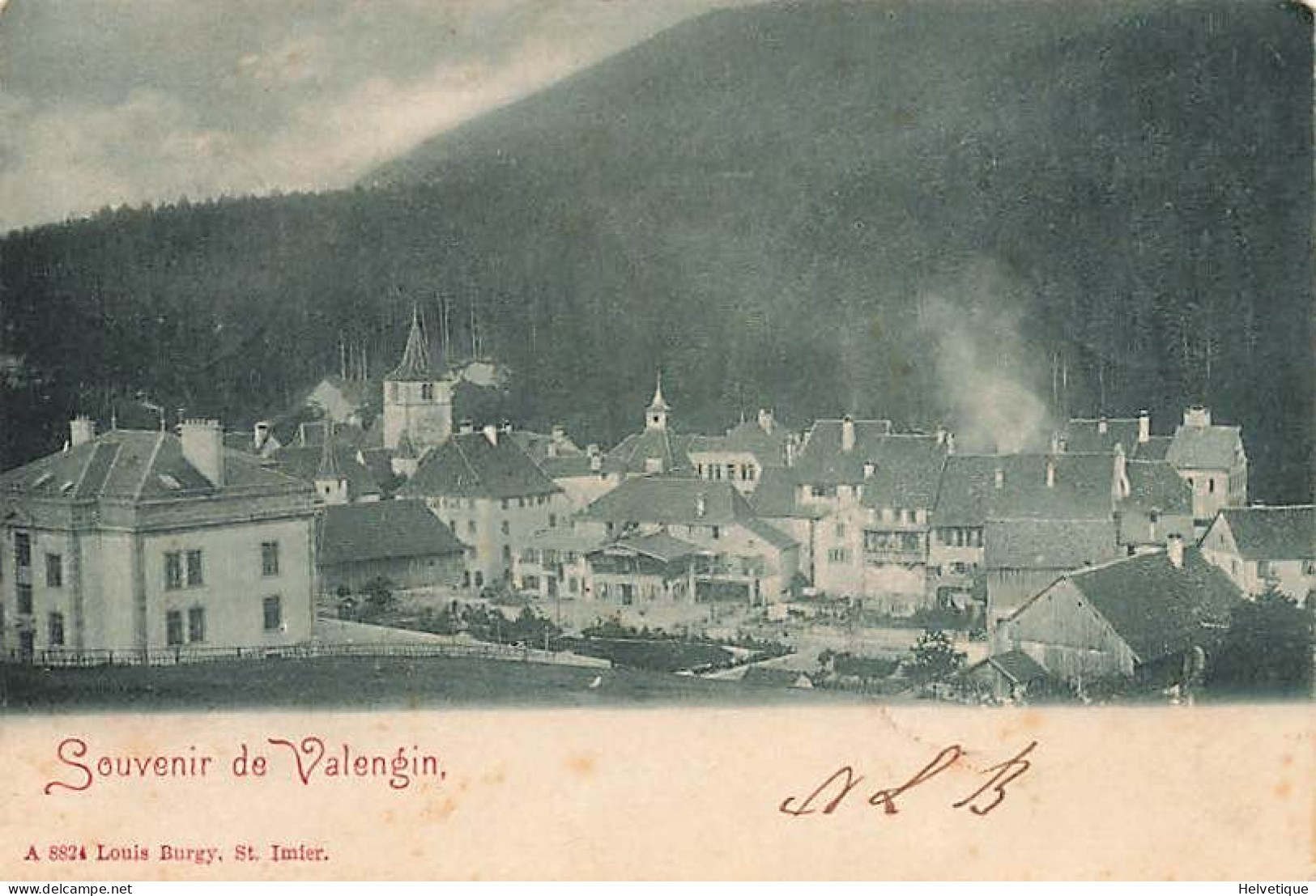 Souvenir De Valengin 1900 - Valangin