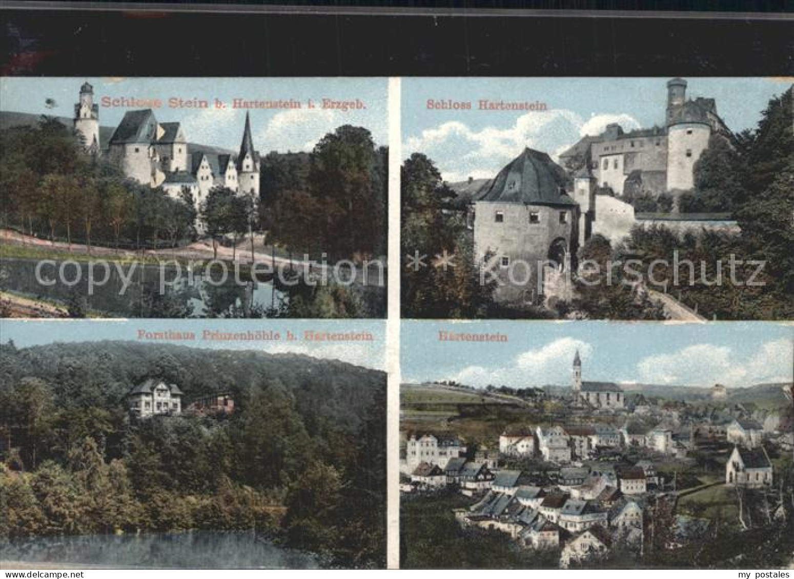 42211452 Hartenstein Zwickau Schloesser Hartensteinud Stein Forsthaus Prinzenhoe - Hartenstein