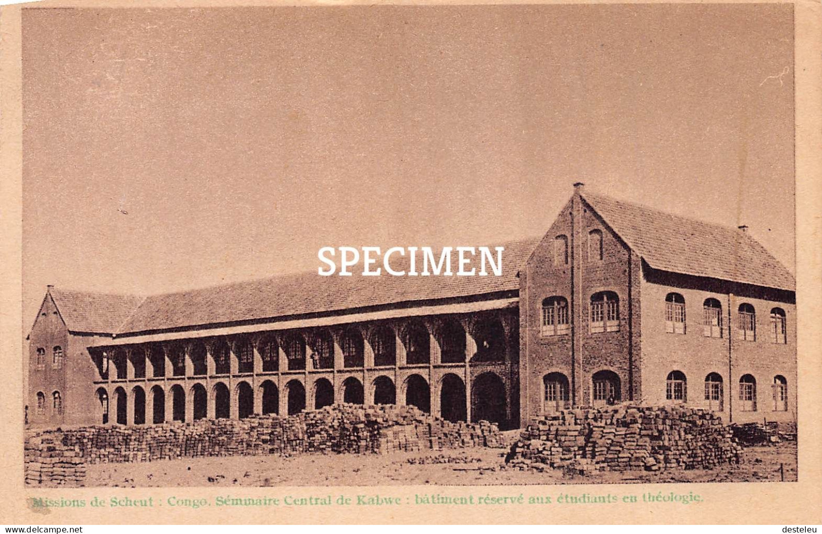 Missiën Van Scheut -  Séminaire Central De Kabwe Bâtiment Théologie - Congo - Congo Belge