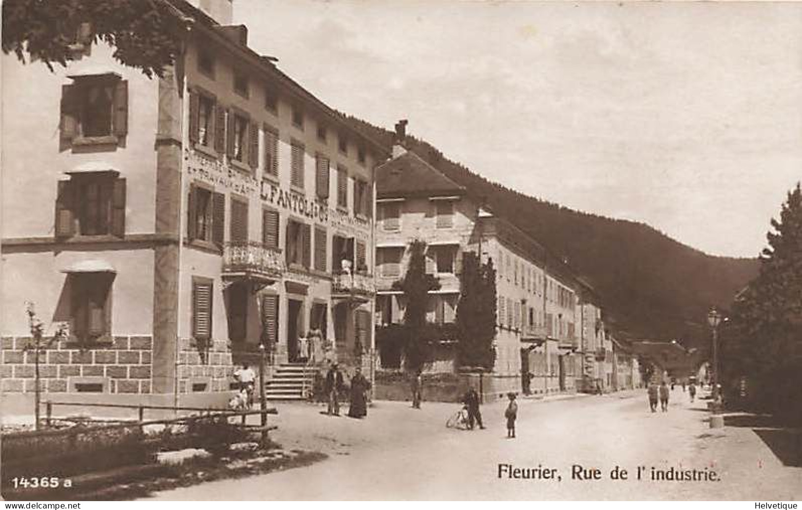 Fleurier Rue De L'industrie 1938 - Fleurier