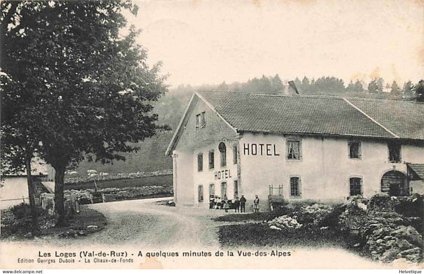 Les Loges Val De Ruz A Quelques Minutes De La Vue-des-Alpes 1915 - Les Hauts-Geneveys