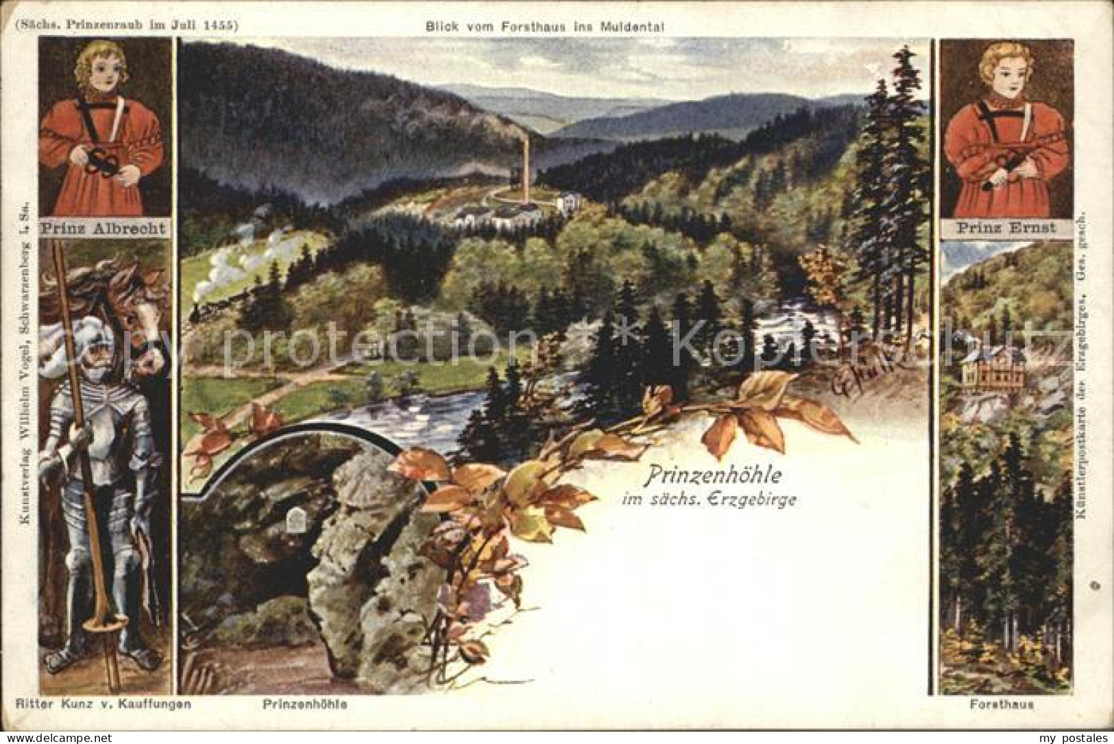 42209788 Hartenstein Zwickau Forsthaus Prinzenhoehle Muldental Prinzen Ernst Udn - Hartenstein