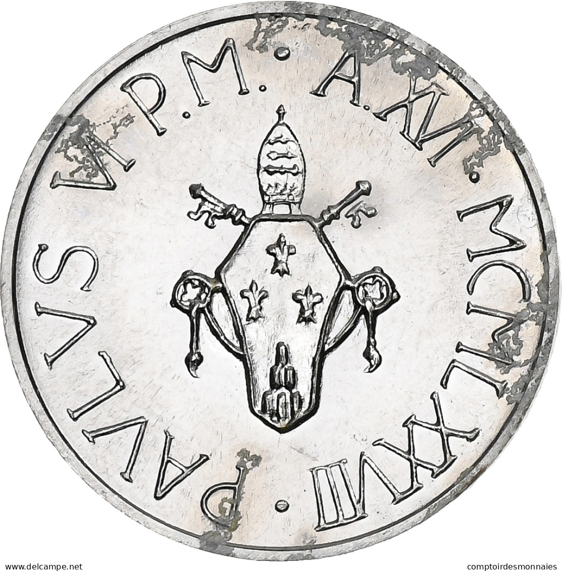 Cité Du Vatican, Paul VI, 5 Lire, 1978, Rome, Aluminium, TTB, KM:133 - Vatican