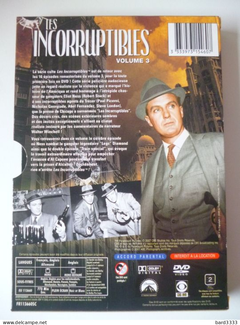DVD Coffret Les Incorruptibles Volume Trois - TV Shows & Series