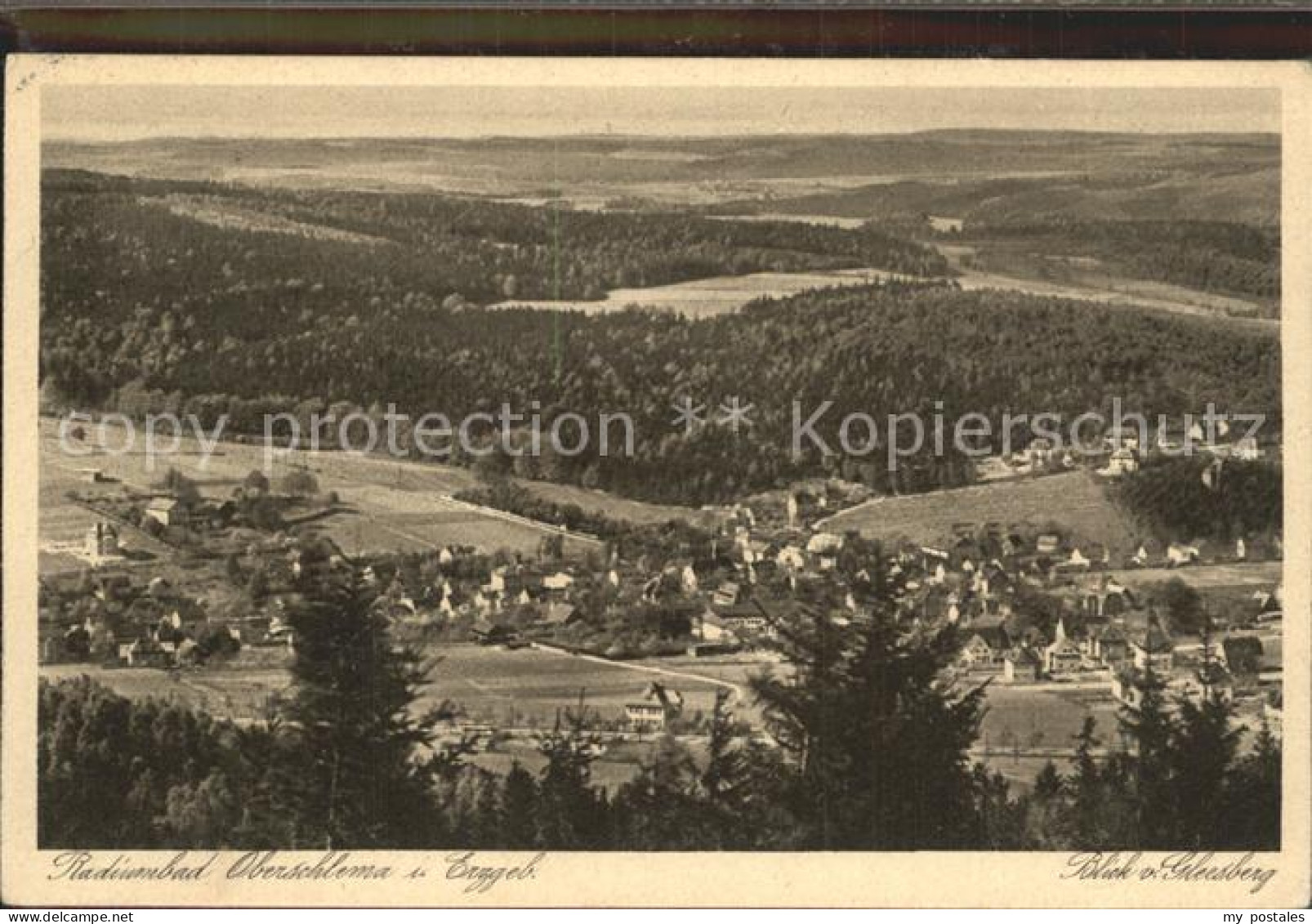 42208031 Oberschlema Erzgebirge Panorama Blick Vom Gleesberg Oberschlema - Bad Schlema