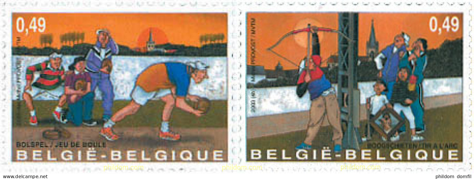 114597 MNH BELGICA 2003 DEPORTES POPULARES - Other & Unclassified